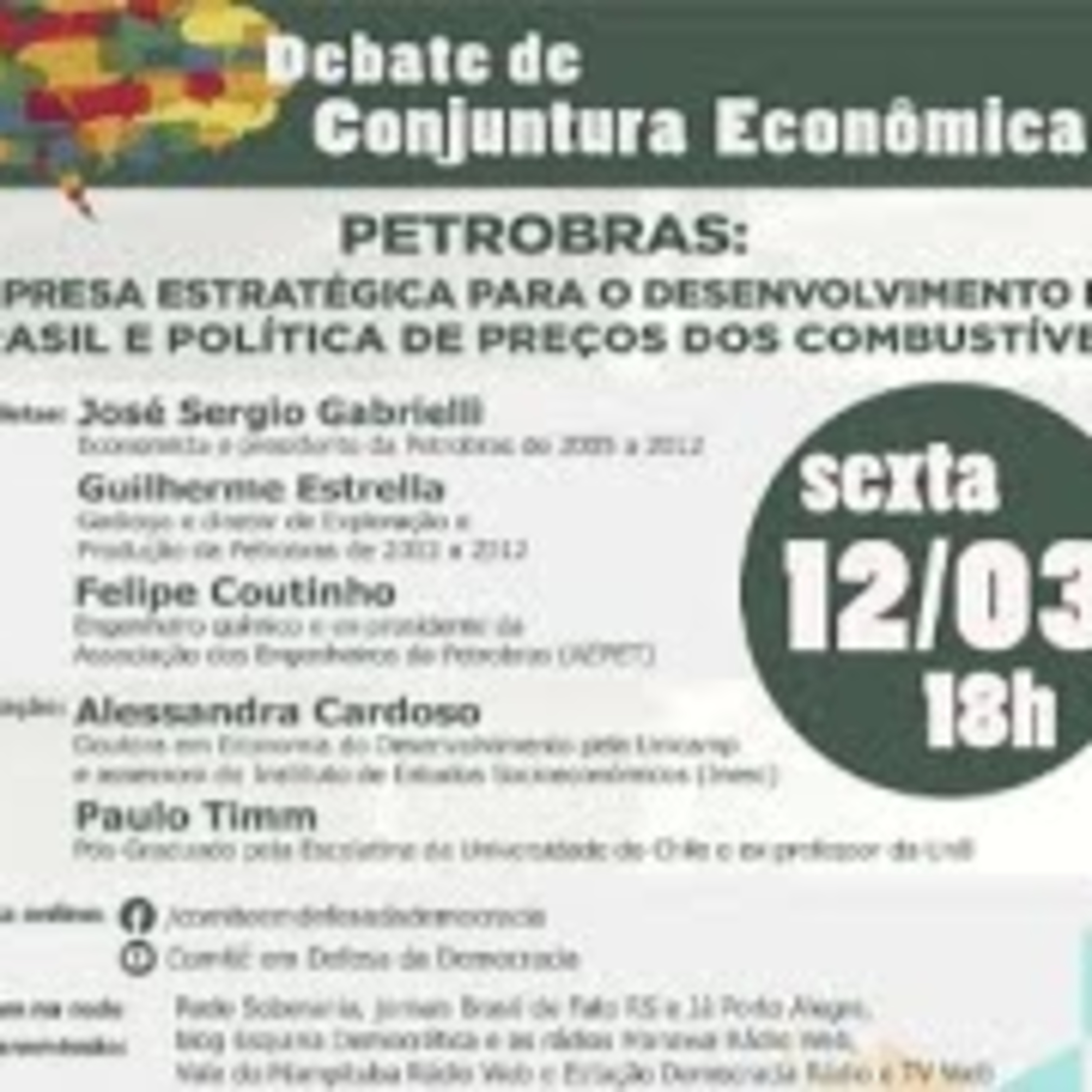 Debate de Conjuntura Econômica -12-03-2021 episode artwork