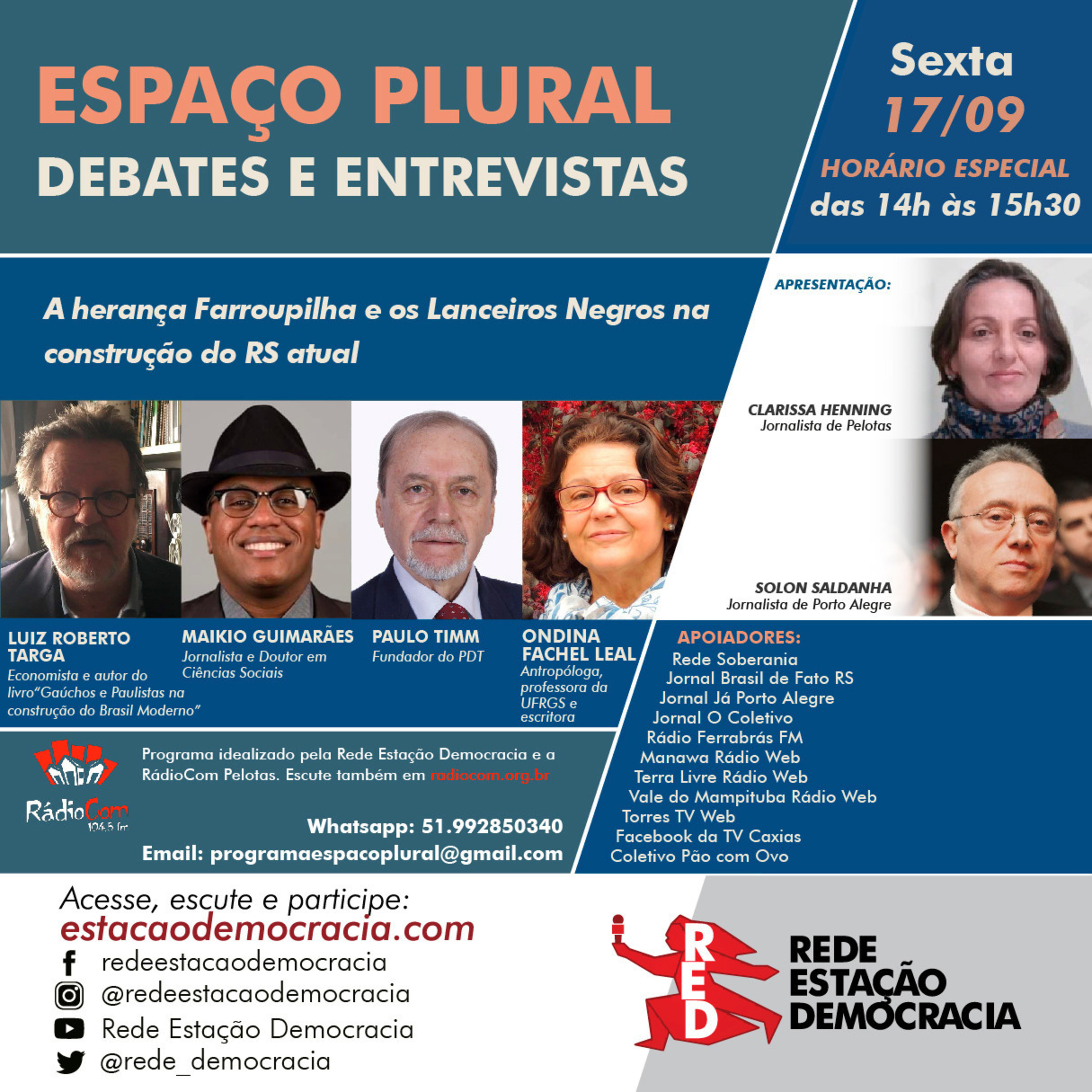 Espaço Plural, Debates e Entrevista - 17-09- 2021 episode artwork