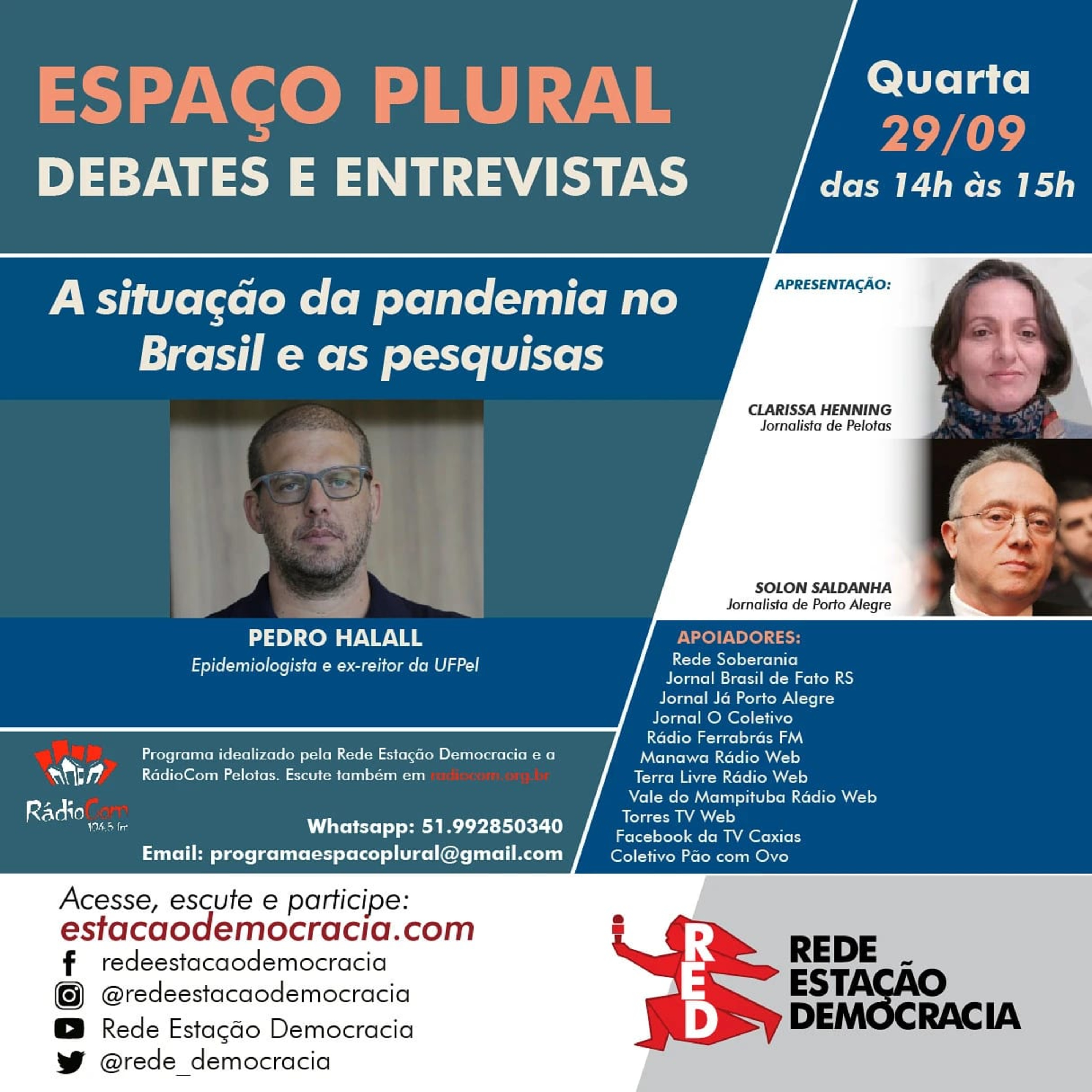 Espaço Plural, Debates e Entrevista - 29-09- 2021 episode artwork