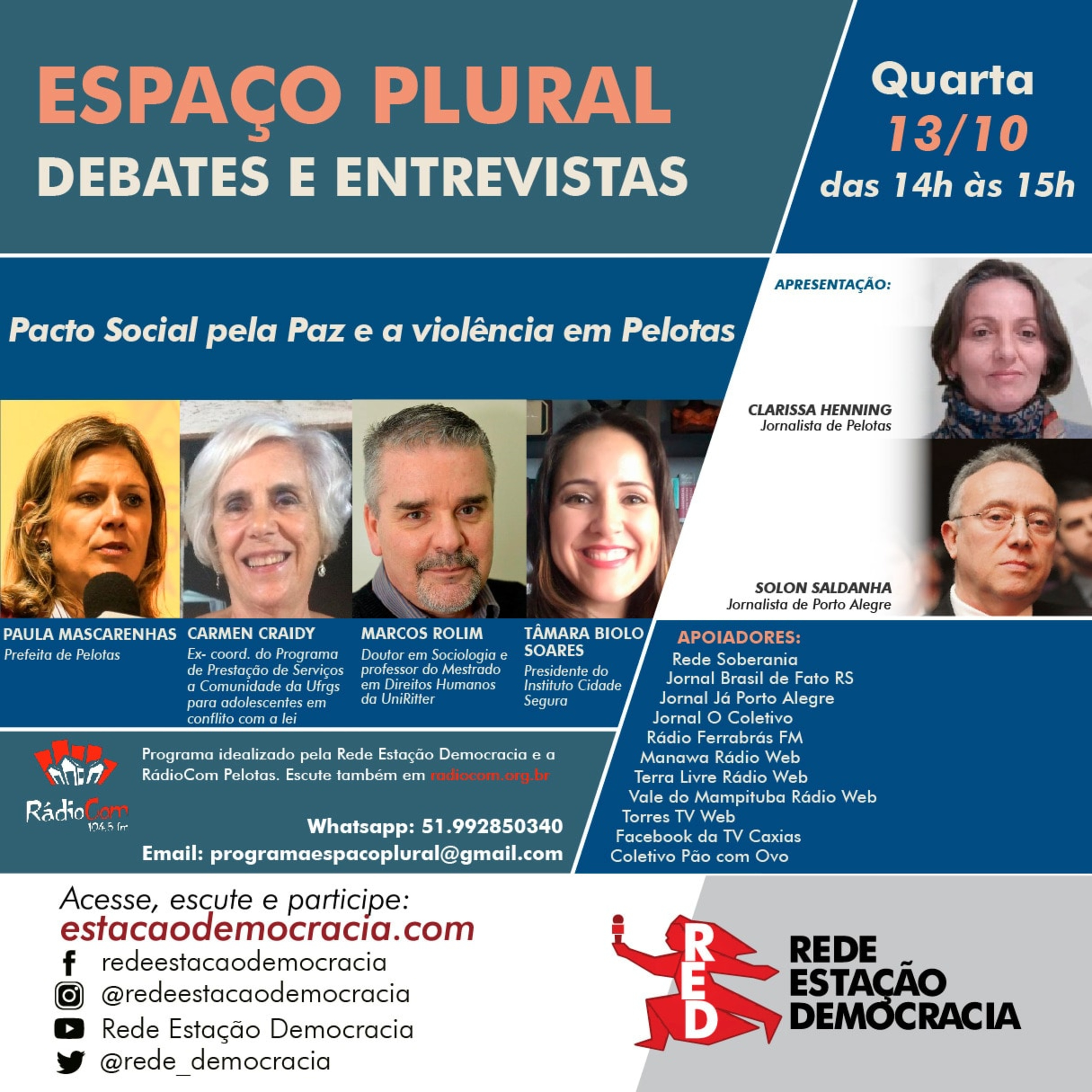 Espaço Plural, Debates e Entrevistas - 13-10-2021  episode artwork