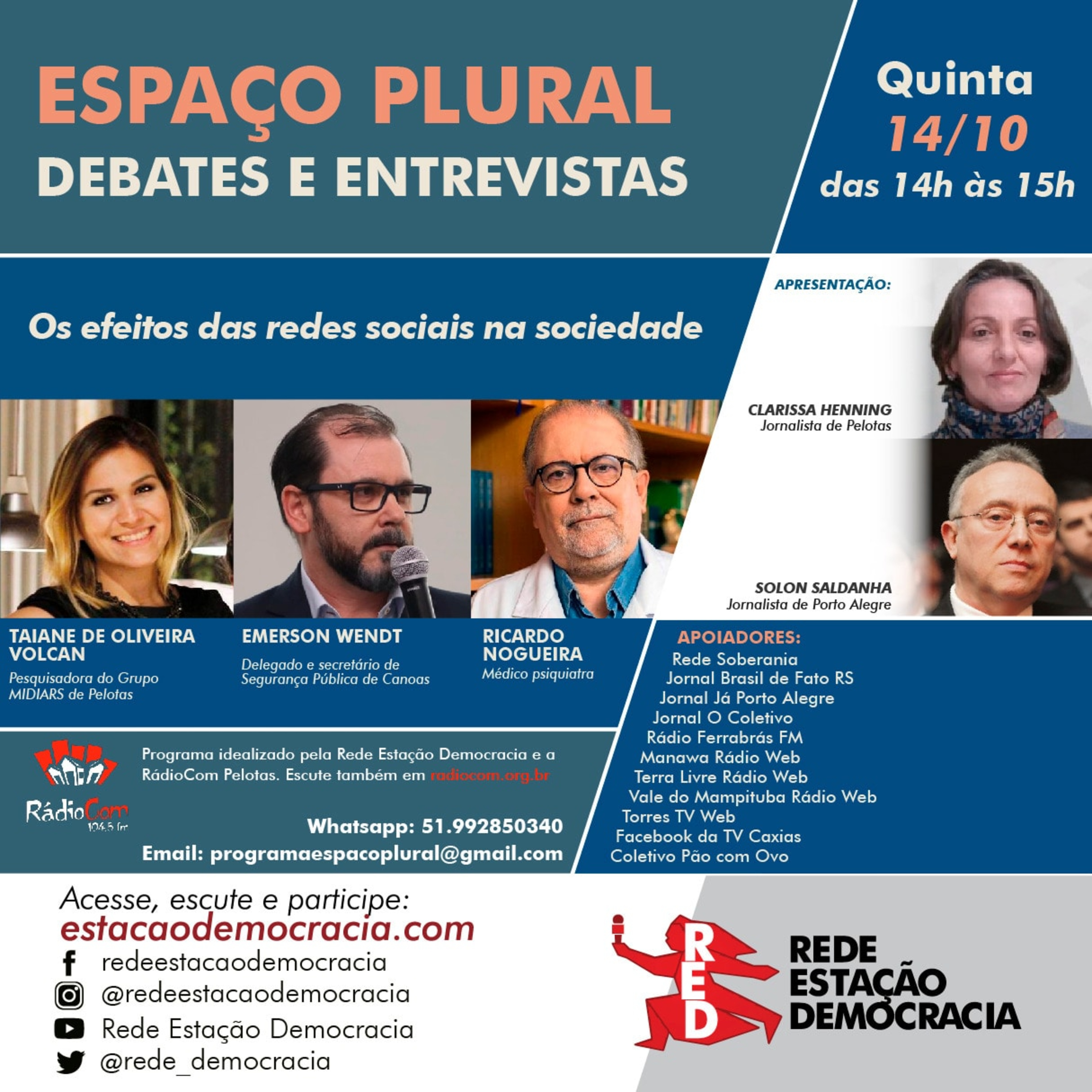 Espaço Plural, Debates e Entrevistas - 14-10-2021 episode artwork