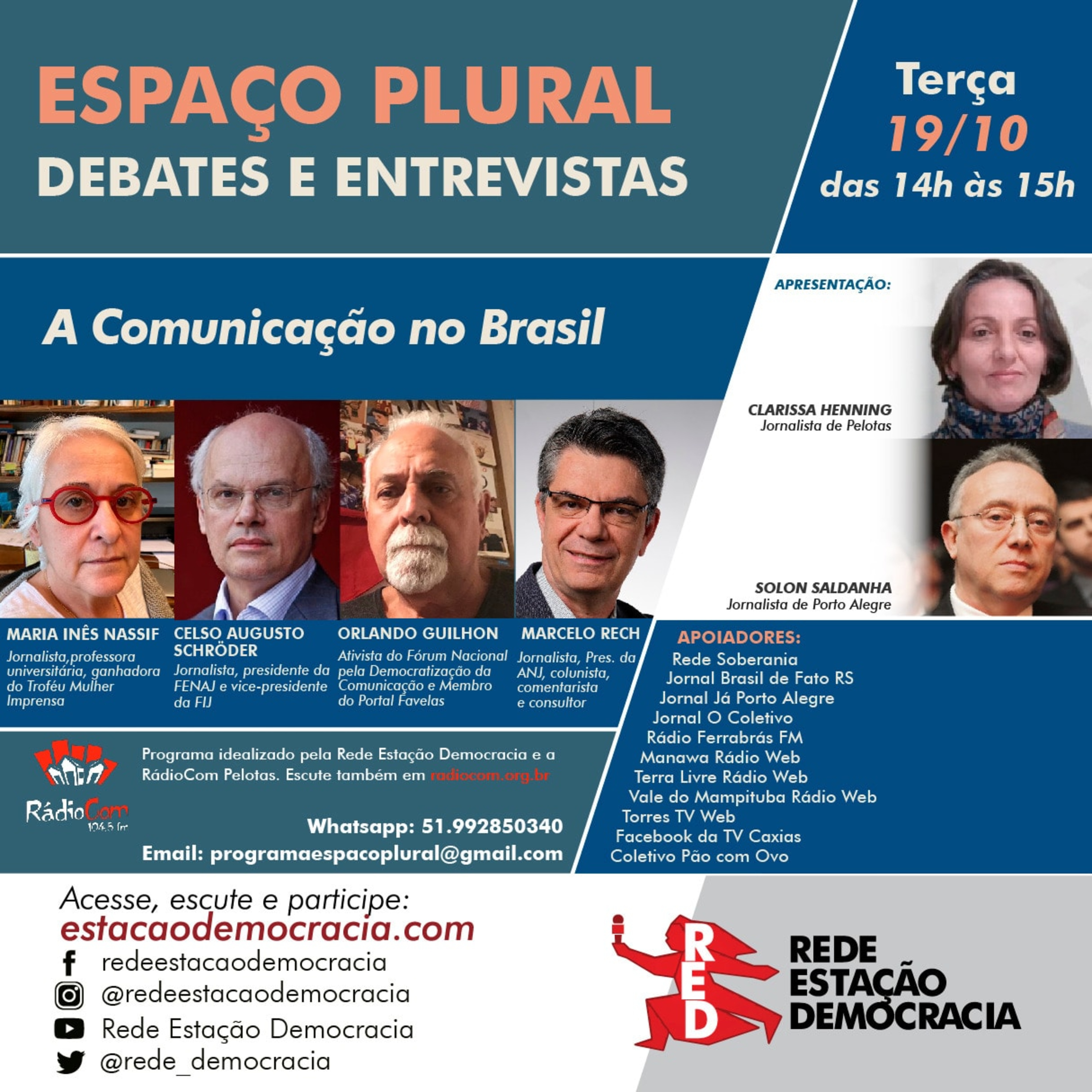 Espaço Plural, Debates e Entrevistas - 19-10-2021 episode artwork