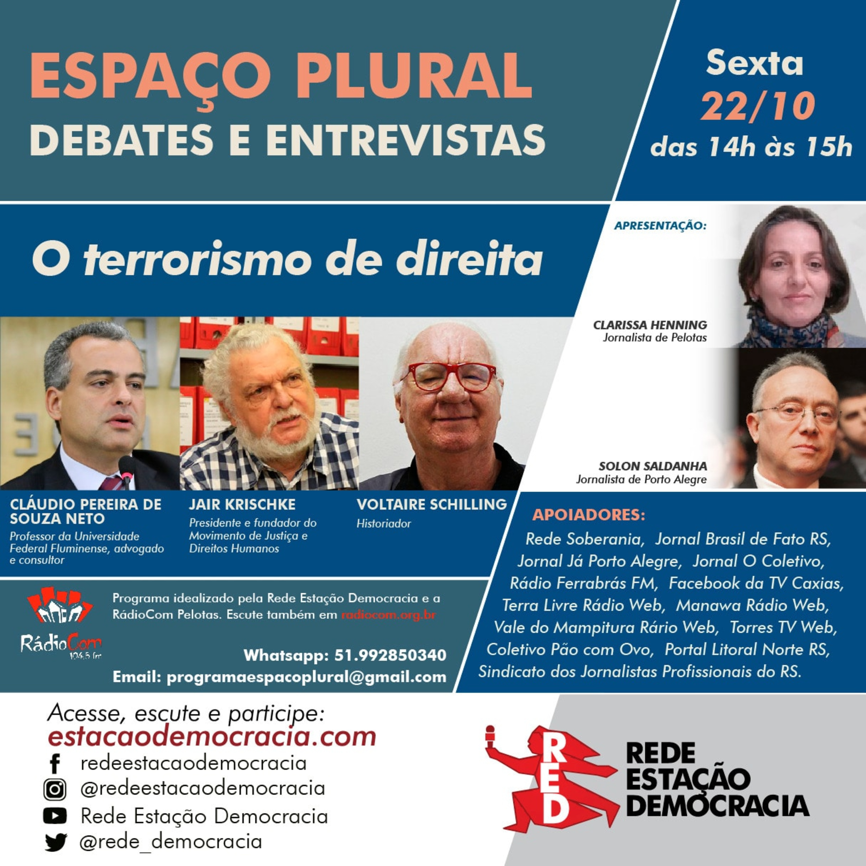 Espaço Público, Debates e Entrevistas - 22/10/2021 episode artwork