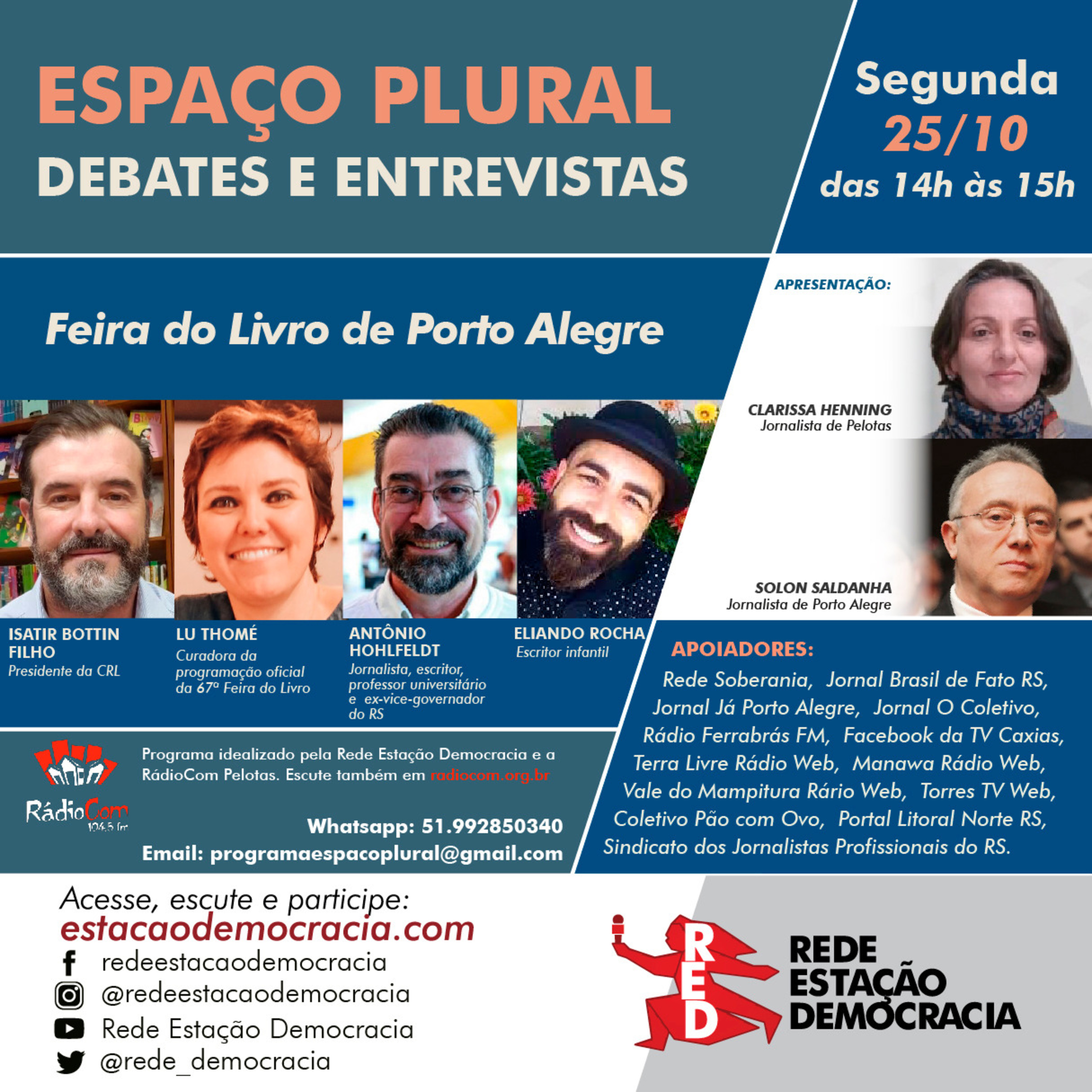 Espaço Plural, Debates e Entrevistas - 25/10/2021 episode artwork