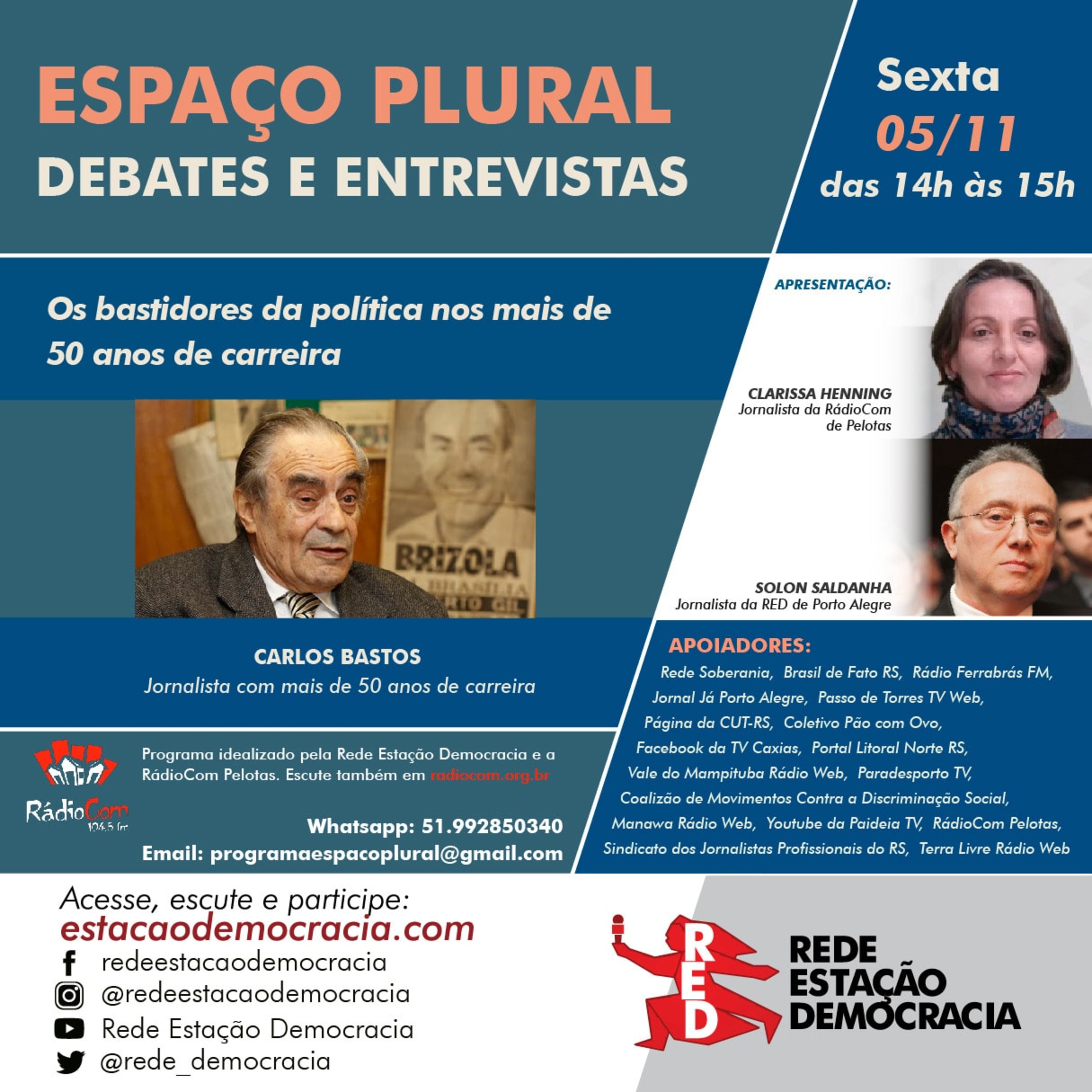 Espaço Plural, Debates e Entrevistas - 05/11/2021 episode artwork