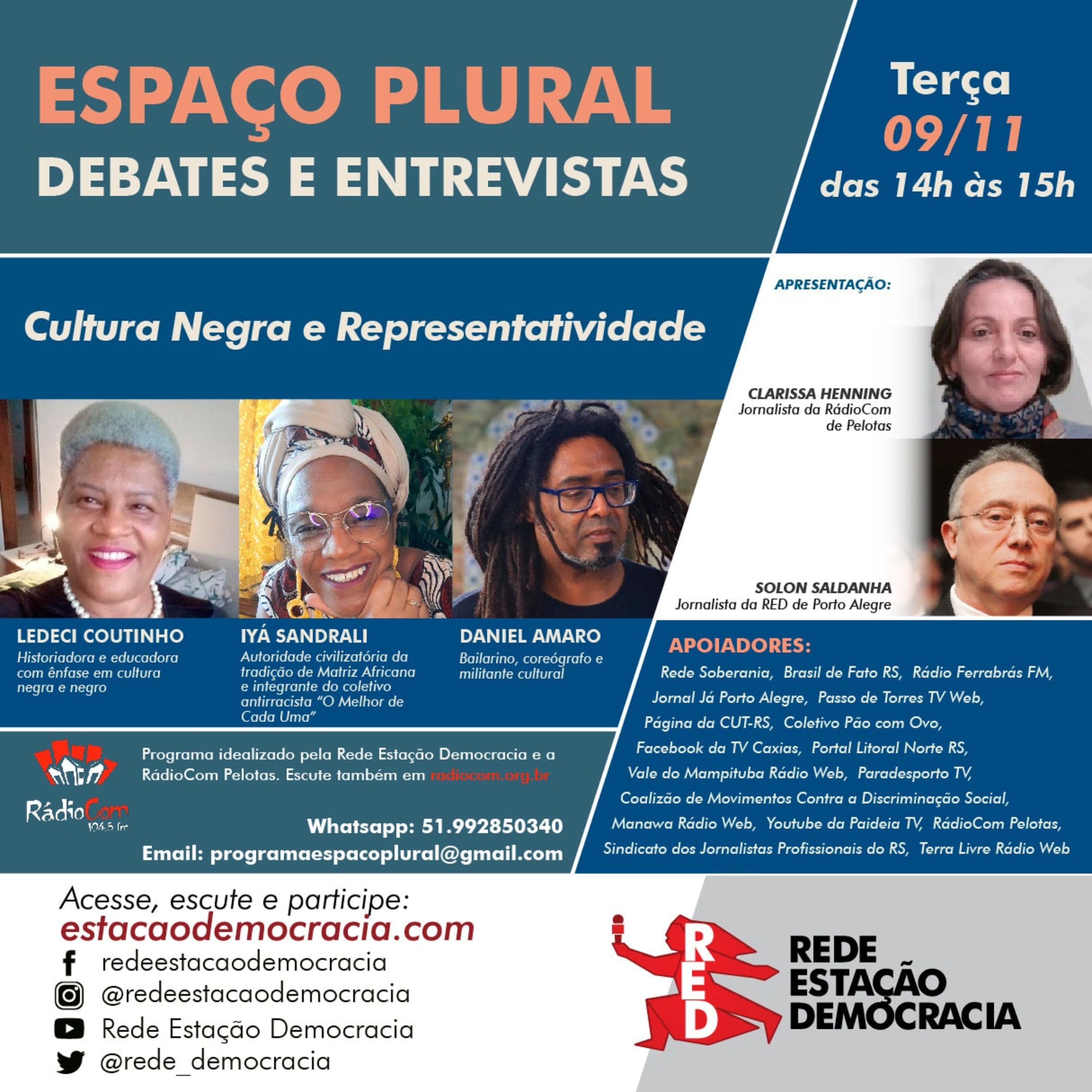 Espaço Plural, Debates e Entrevistas - 09/11/2021 episode artwork