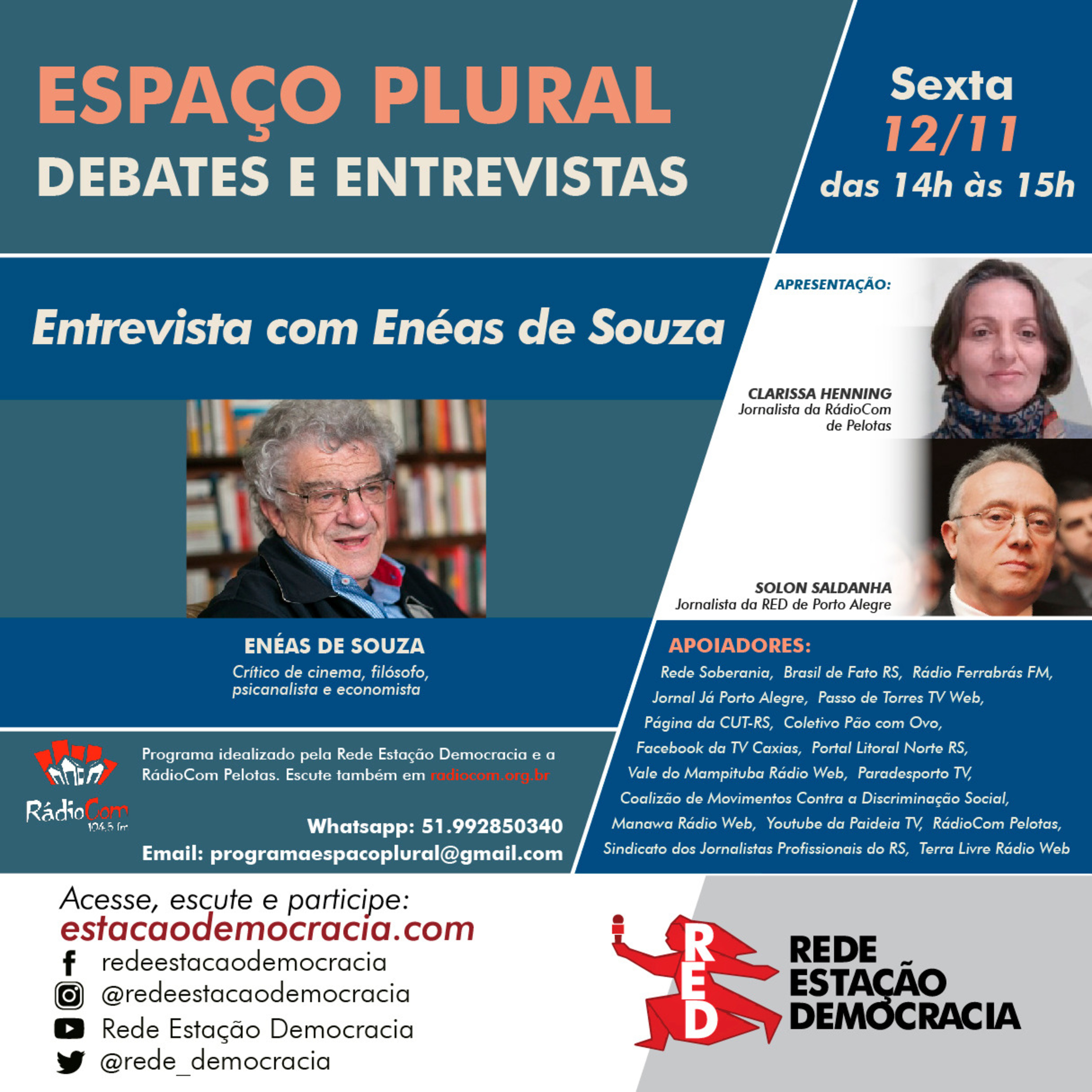 Espaço Plural, Debates e Entrevistas - 12/11/2021 episode artwork