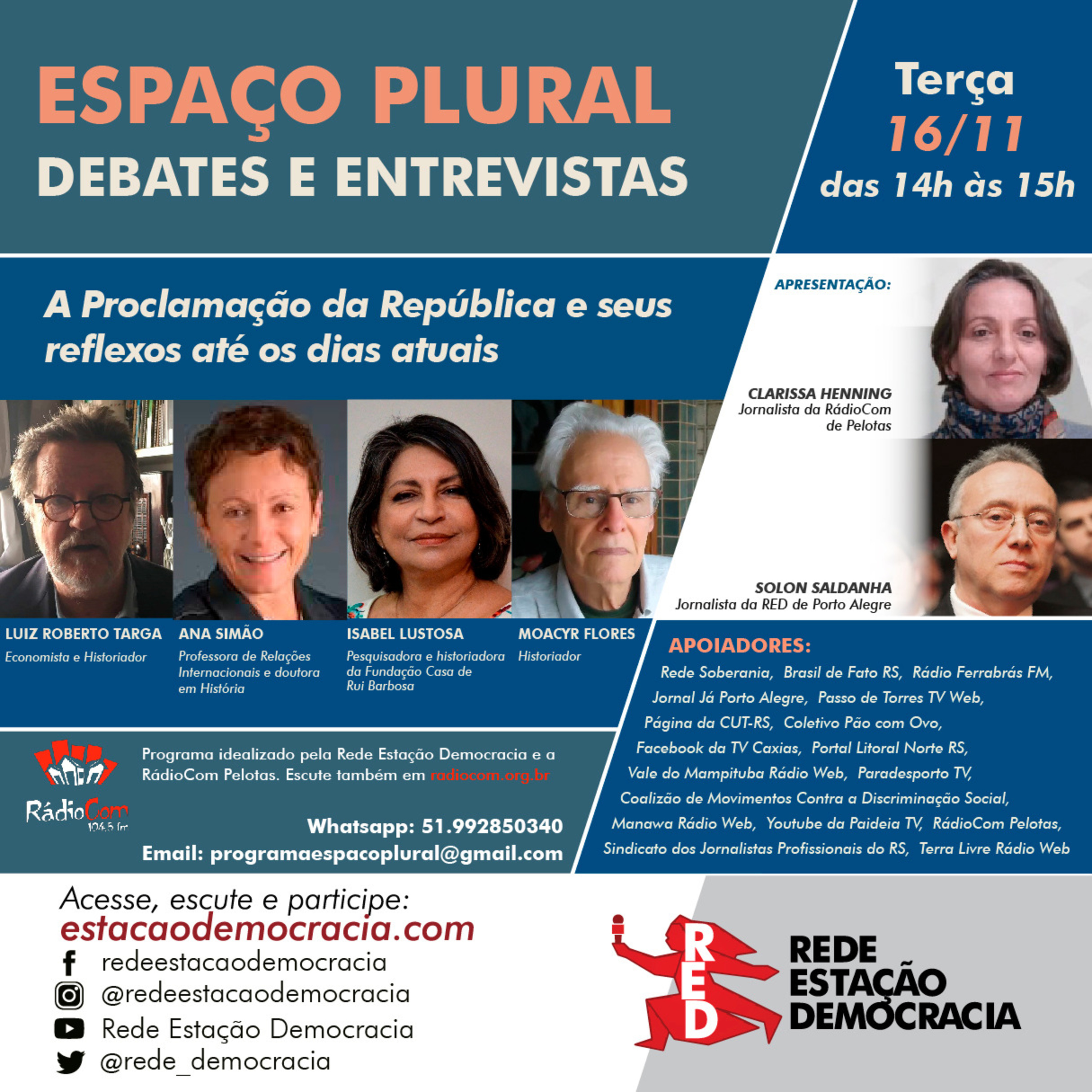 Espaço Plural, Debates e Entrevistas - 16-11-2021 episode artwork
