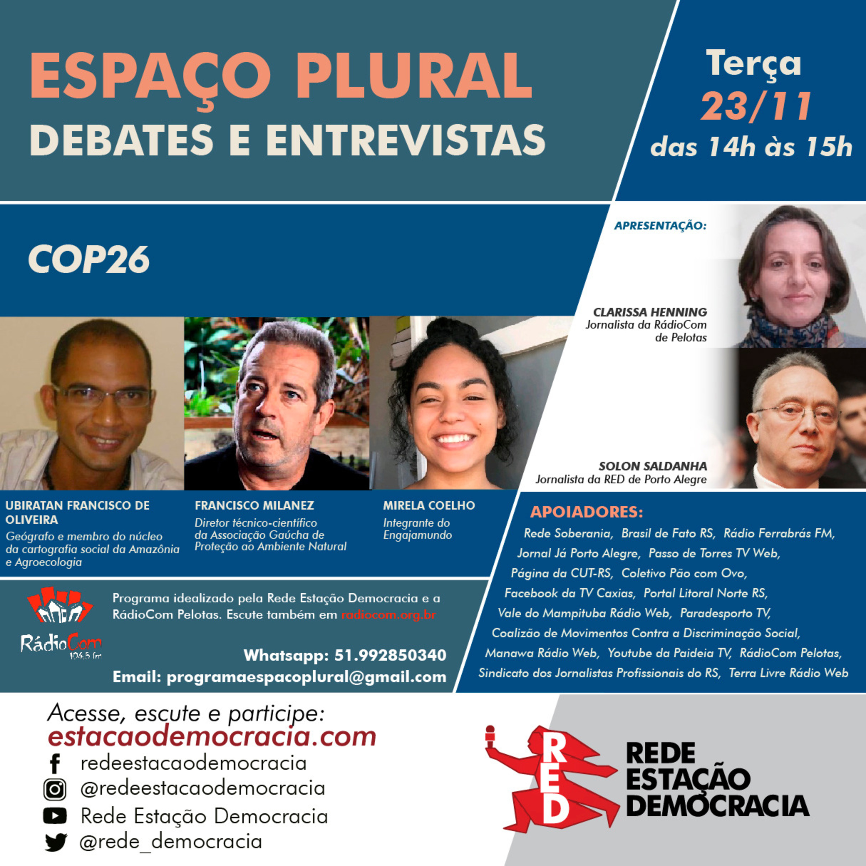 Espaço Plural, Debates e Entrevistas - 23-11-2021 episode artwork