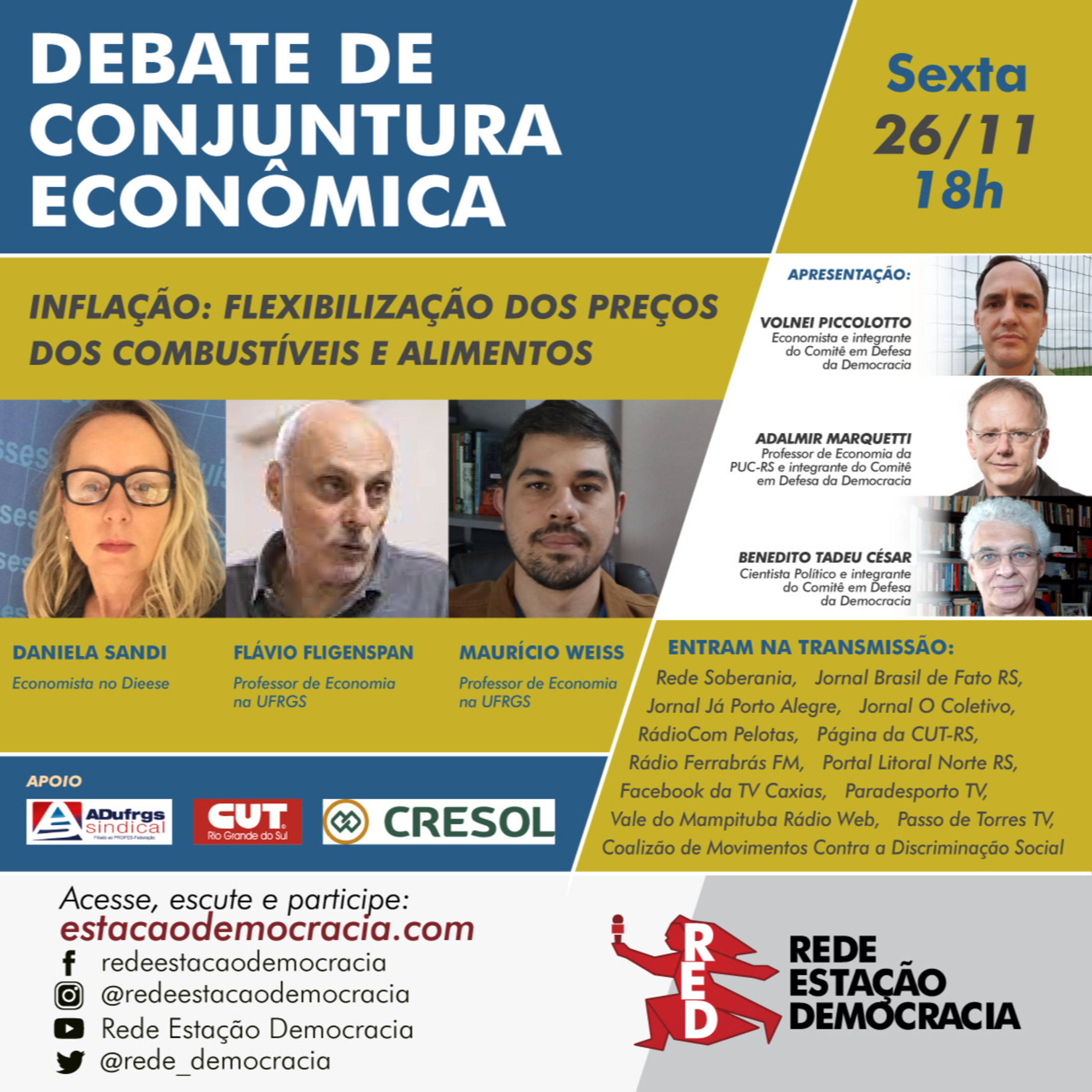 Debate de Conjuntura Econômica - 26/11/2021 episode artwork
