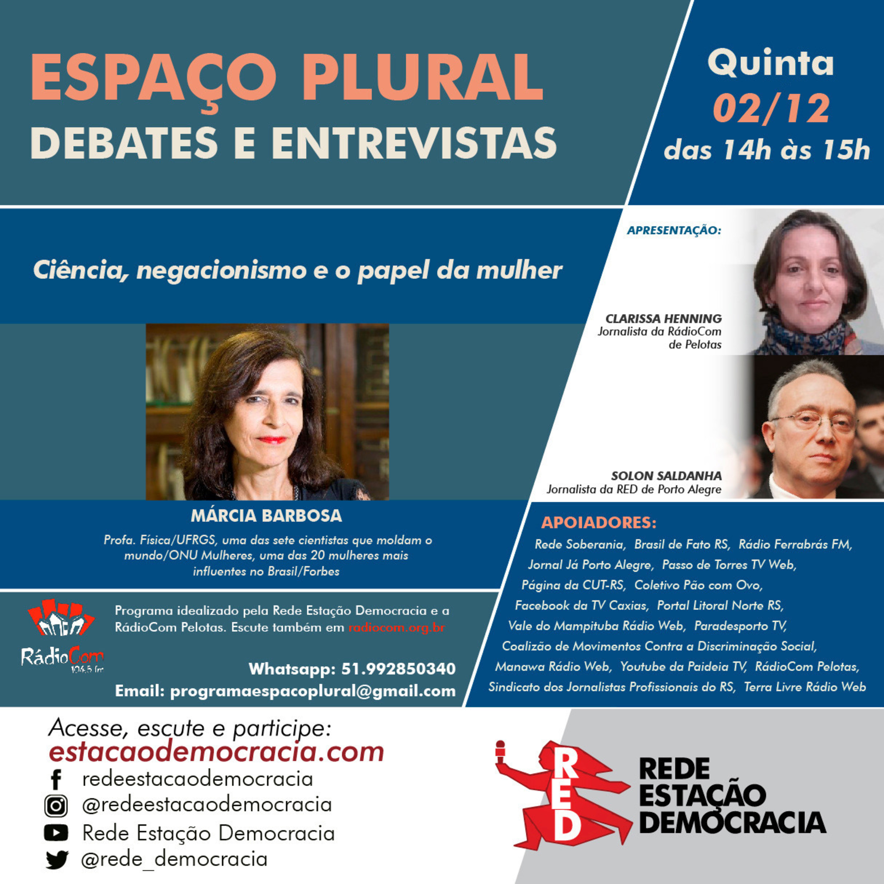 Espaço Plural, Debates e Entrevistas - 02/12/2021 episode artwork