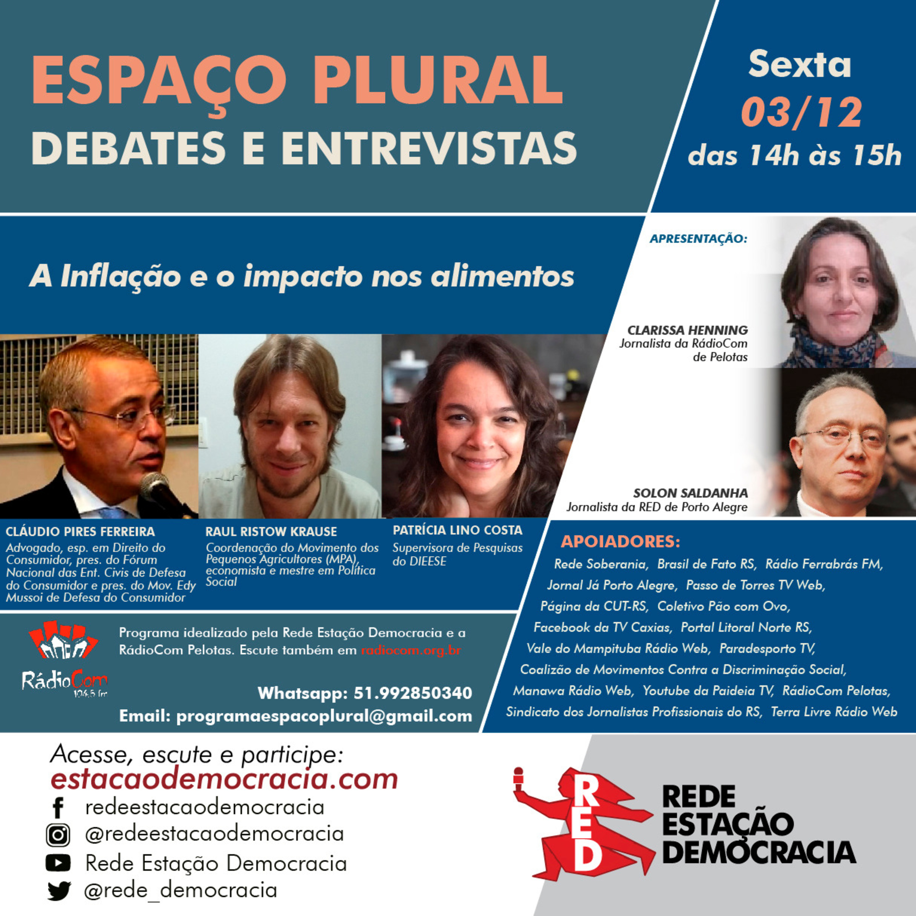 Espaço Plural, Debates e Entrevistas - 03/12/2021 episode artwork
