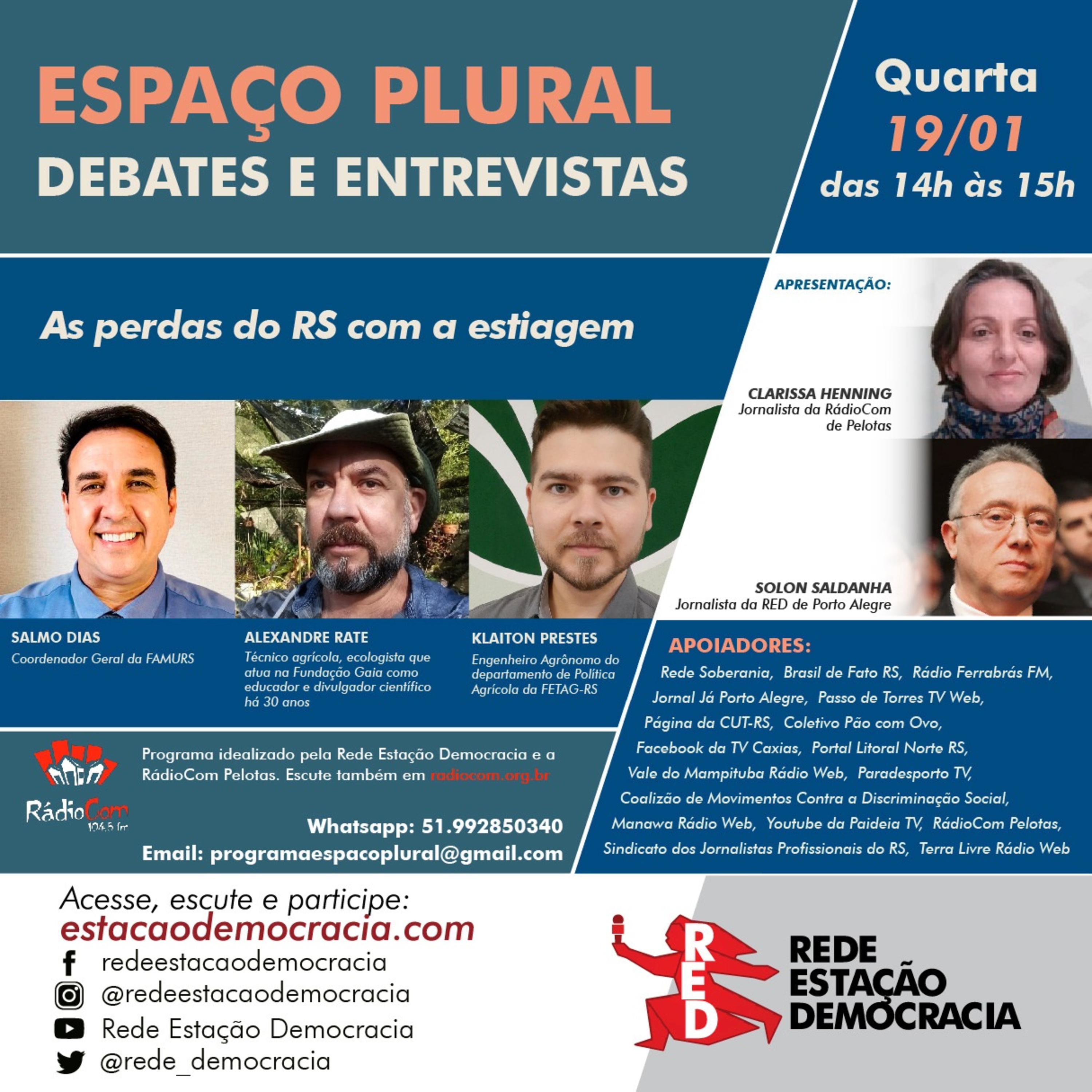  Espaço Plural, Debates e Entrevistas - 19/01/2022 episode artwork