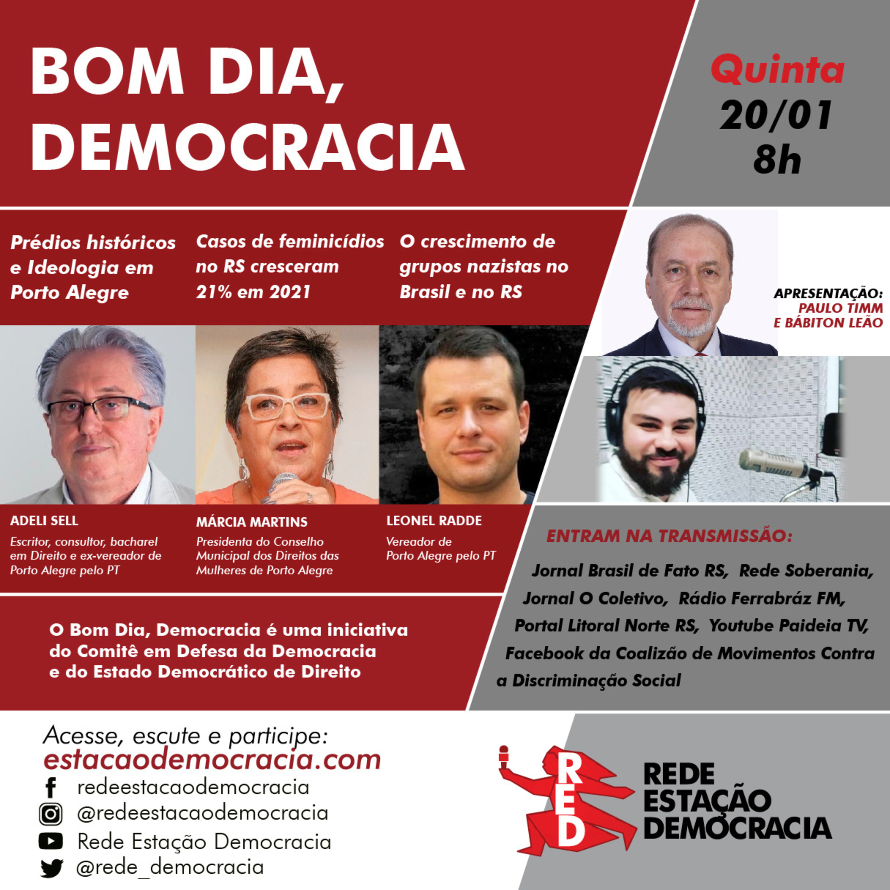 Bom dia Democracia -20-01-2022 episode artwork