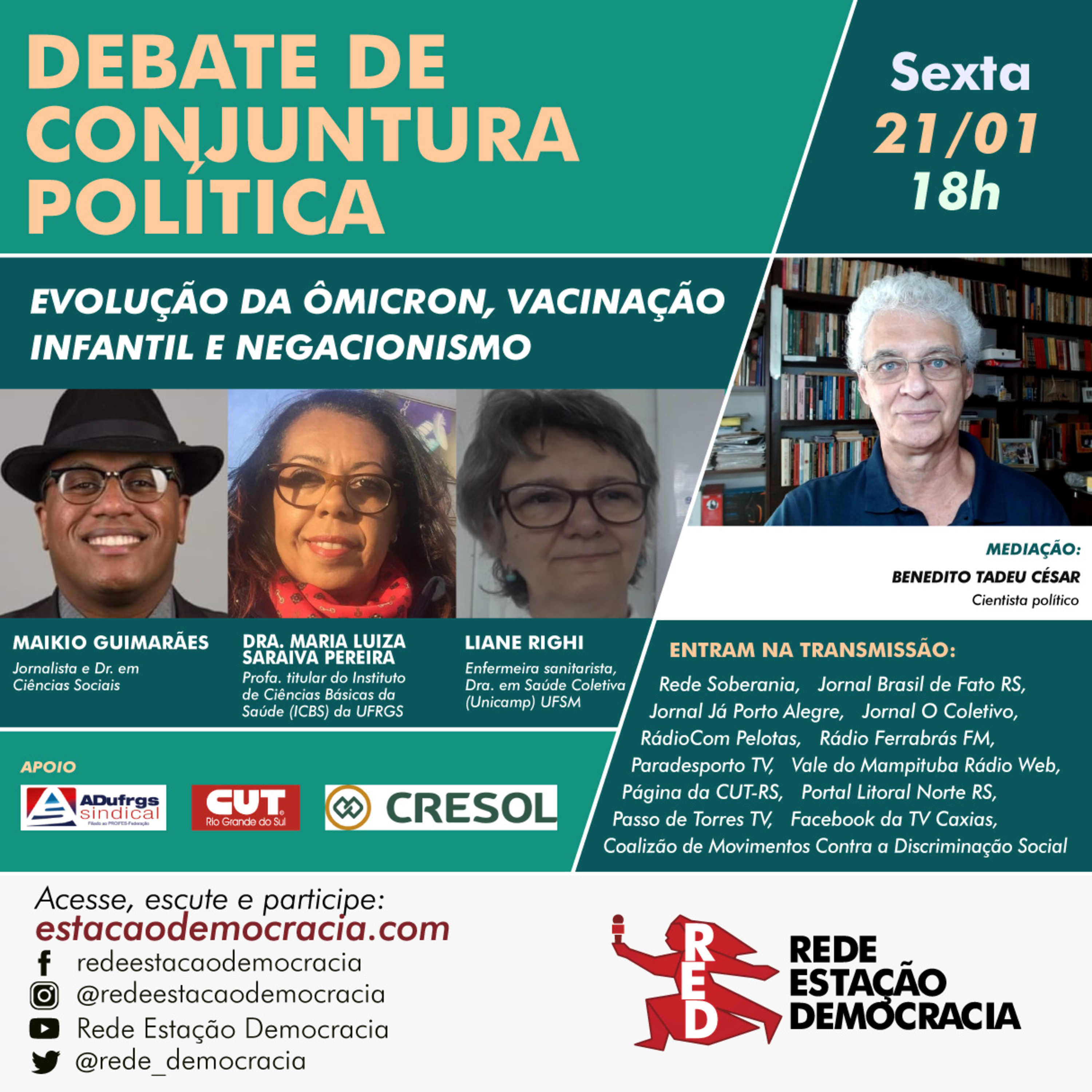 Debate de Conjuntura Política - 21/01/2022 episode artwork