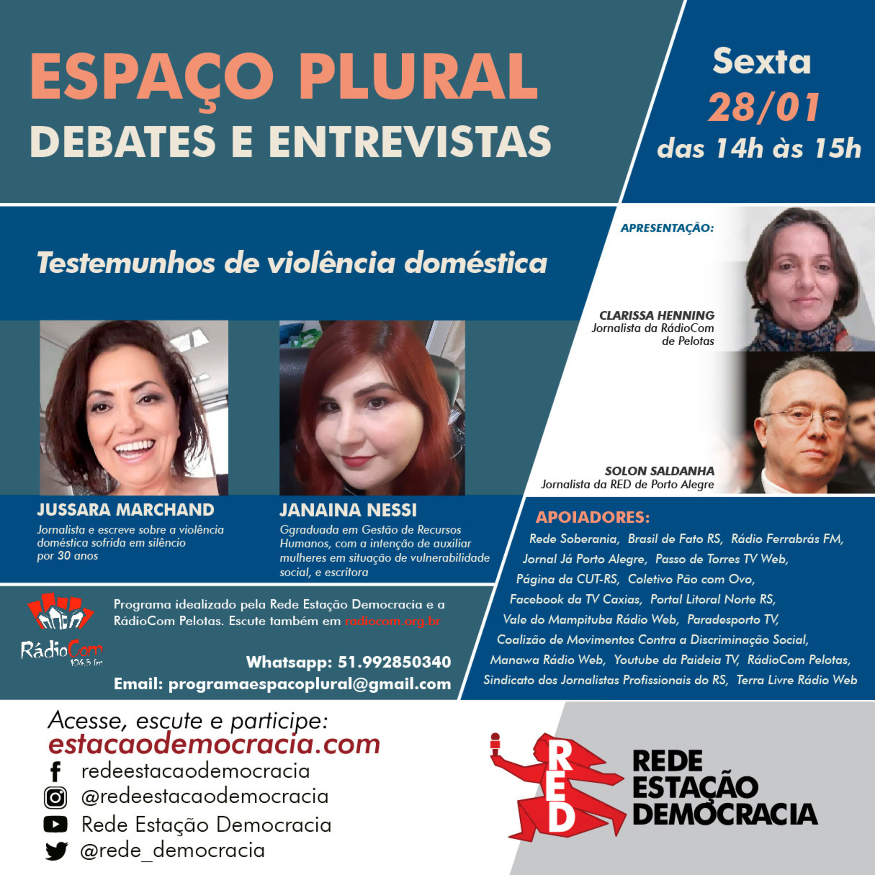 Espaço Plural, Debates e Entrevistas - 28/01/2022 episode artwork