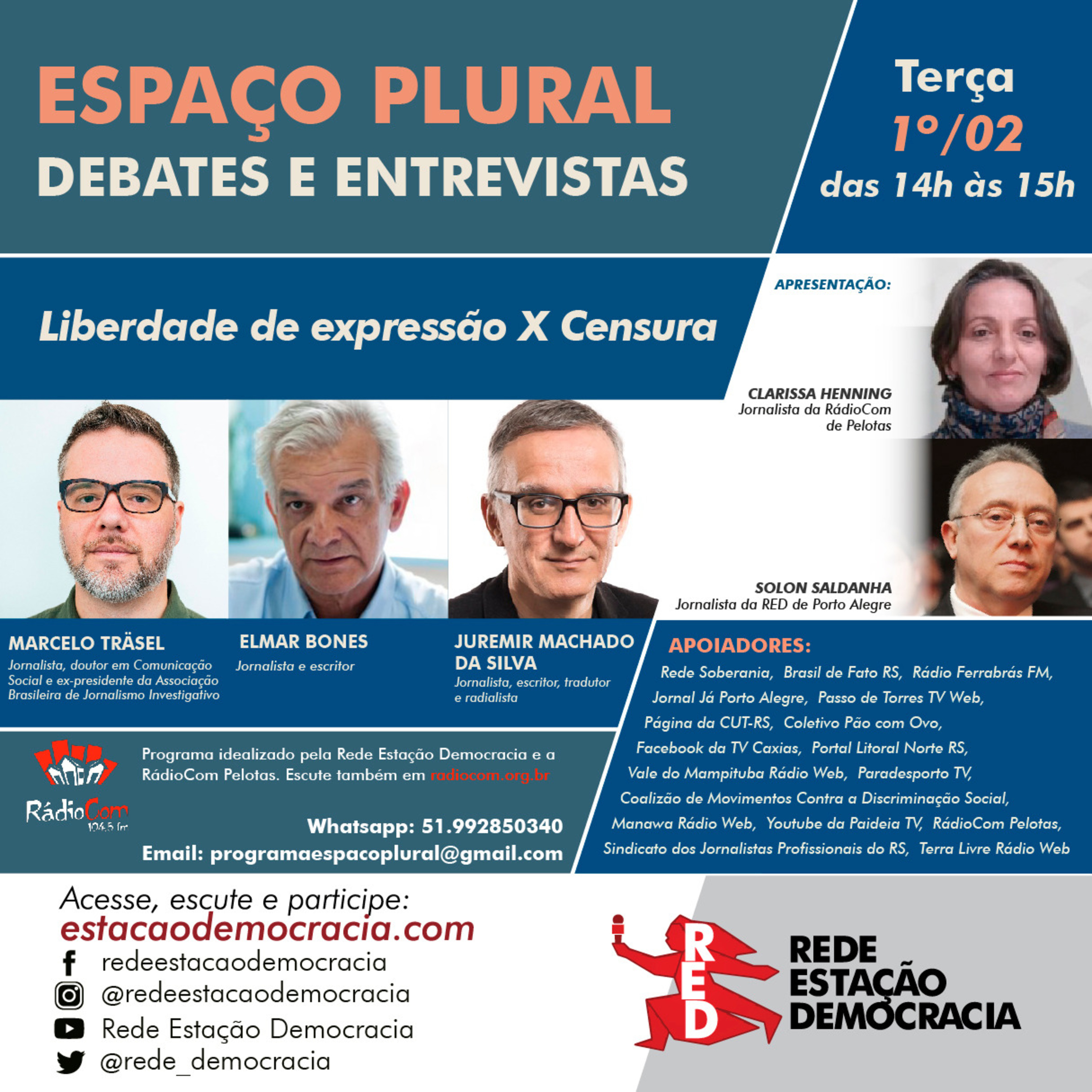 Espaço Plural, Debates e Entrevistas - 01/02/2022 episode artwork