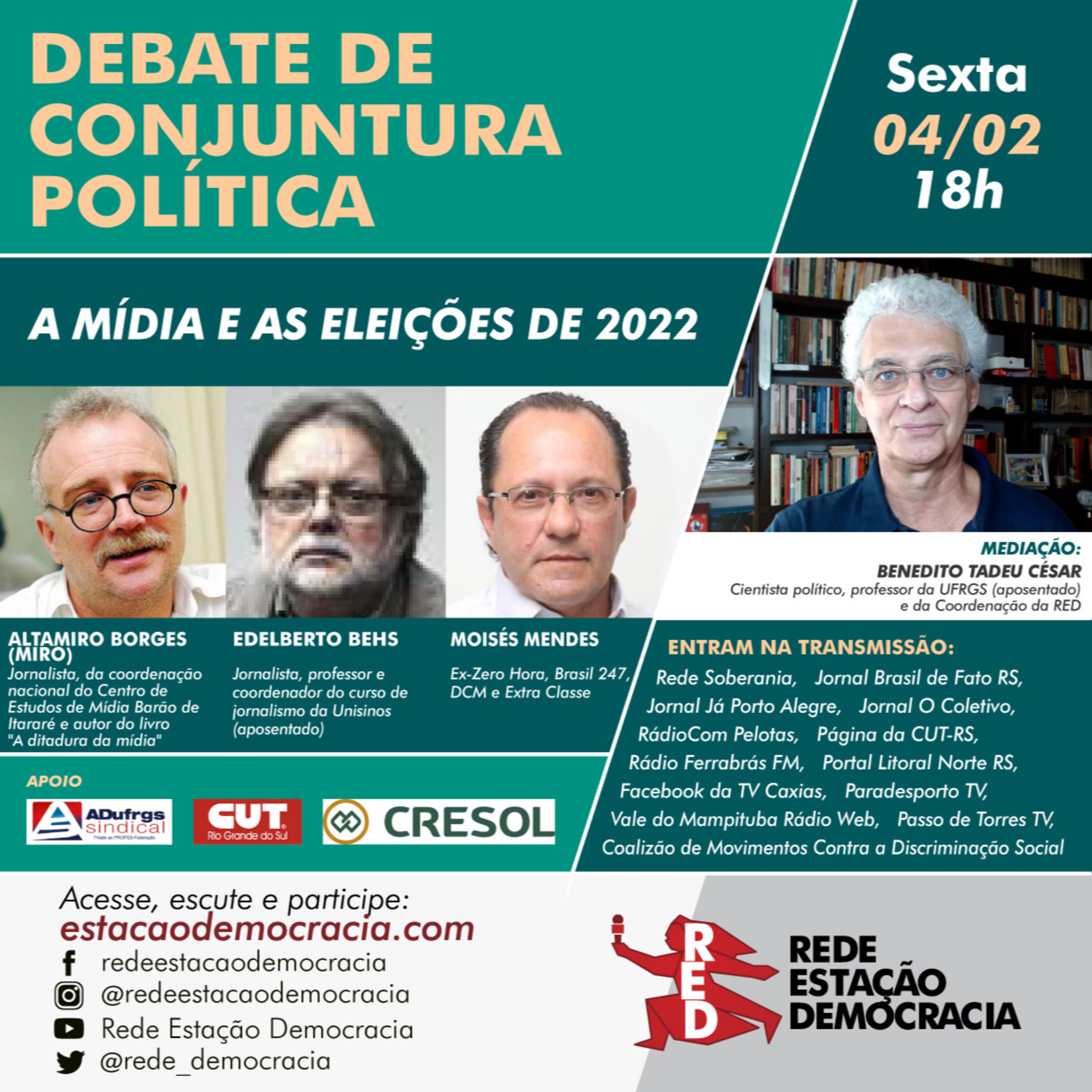 Debate de Conjuntura Política - 04/02/2022 episode artwork