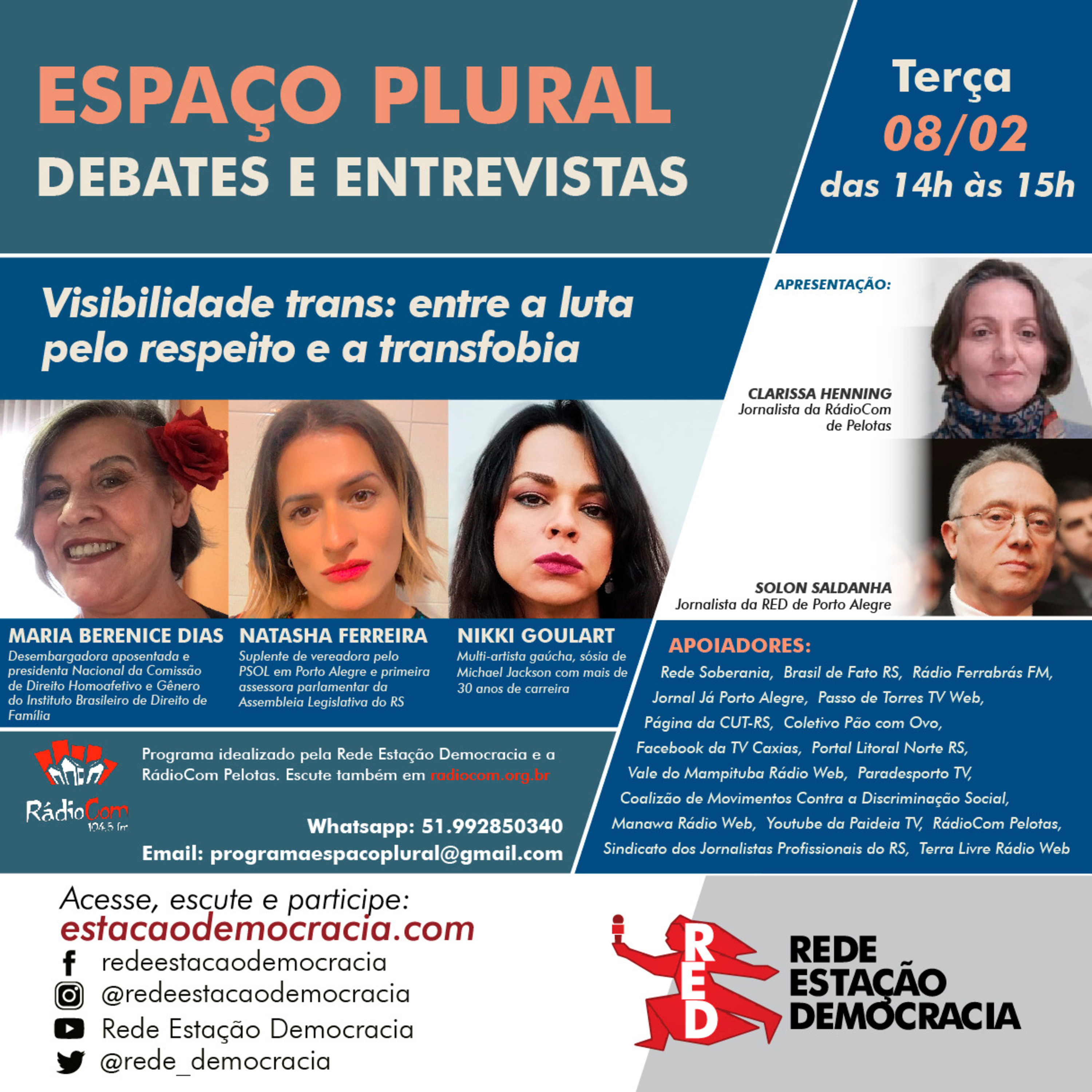 Espaço Plural, Debates e Entrevistas - 08/02/2022 episode artwork