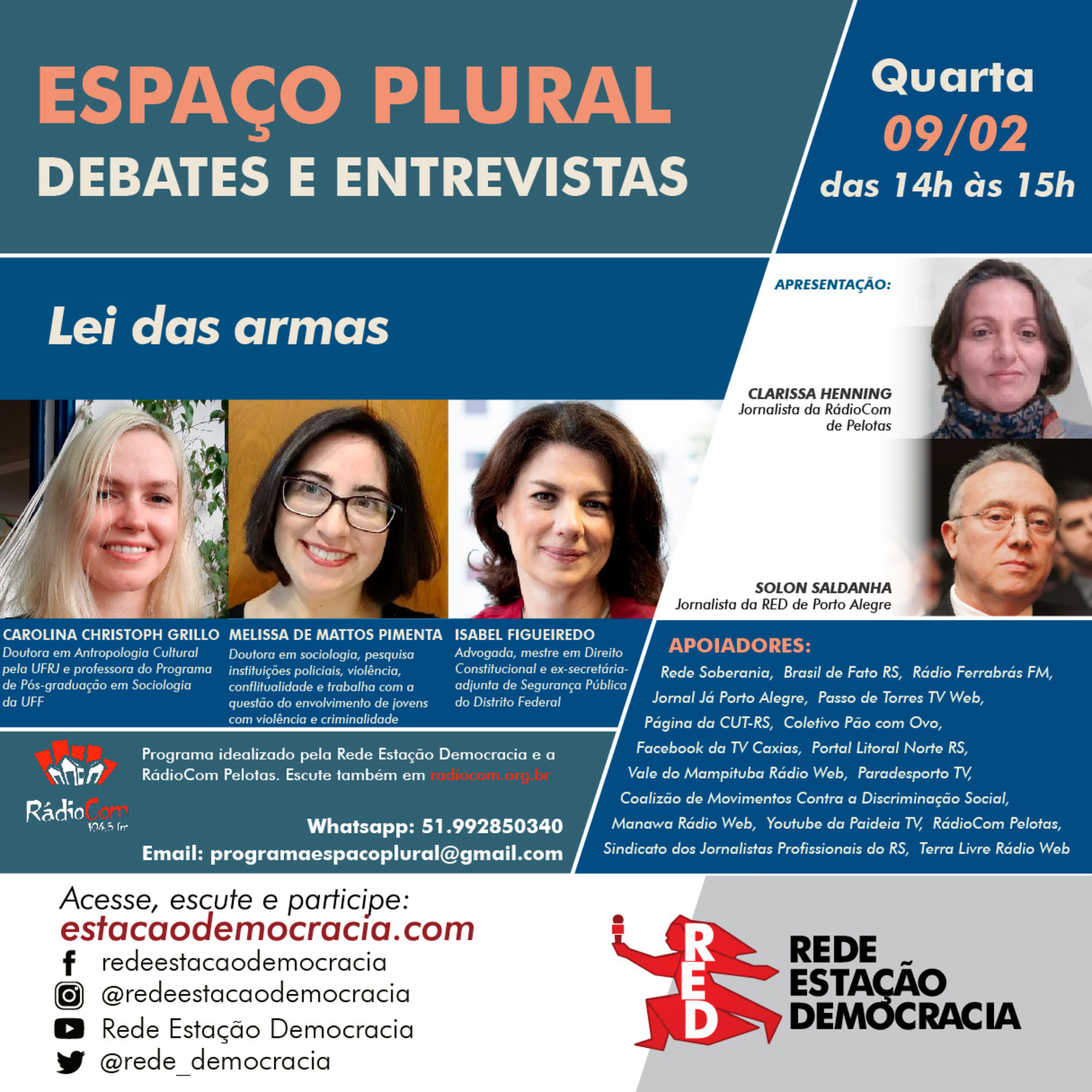 Espaço Plural, Debates e Entrevistas -09/02/2022 episode artwork