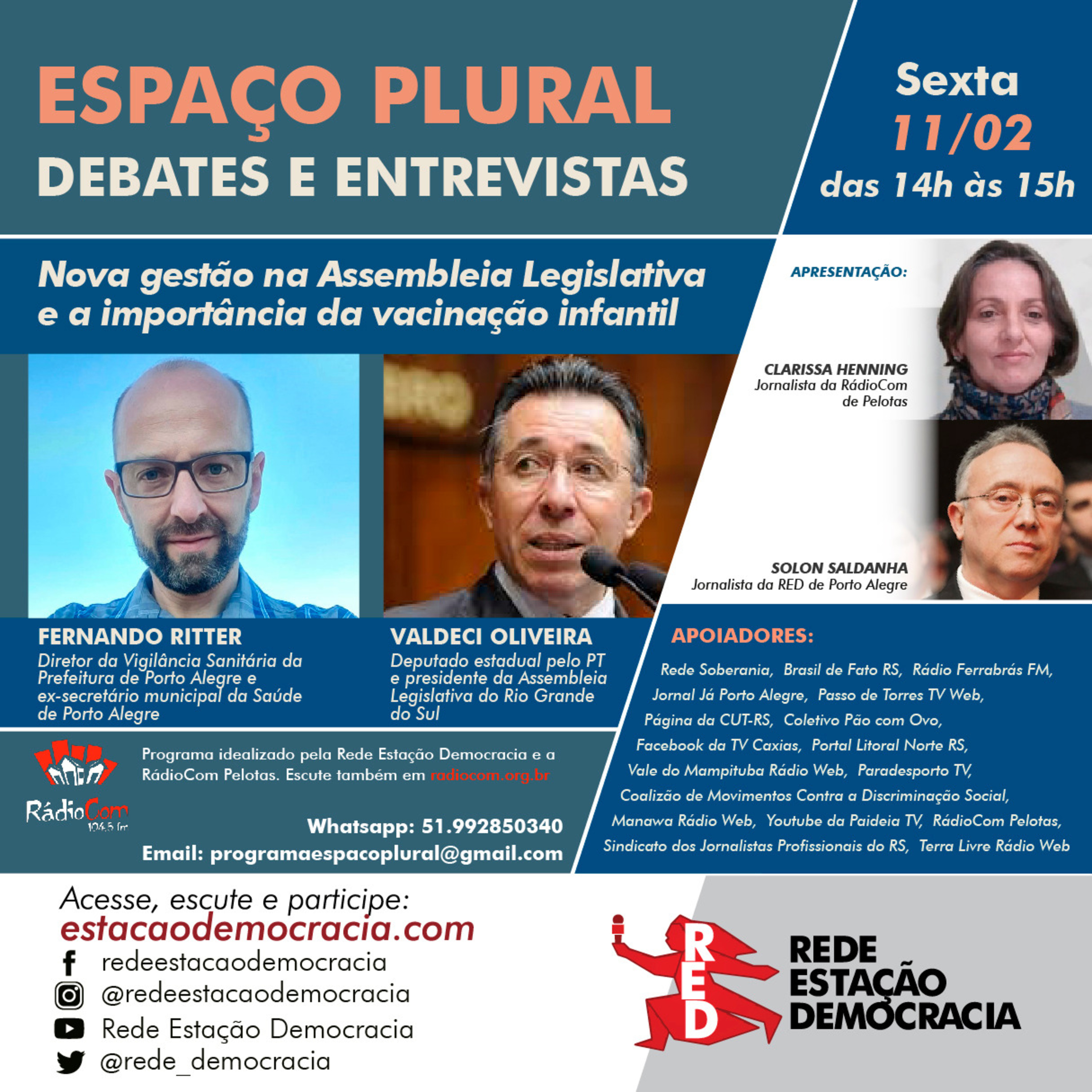 Espaço Plural, Debates e Entrevistas - 11/02/2022 episode artwork