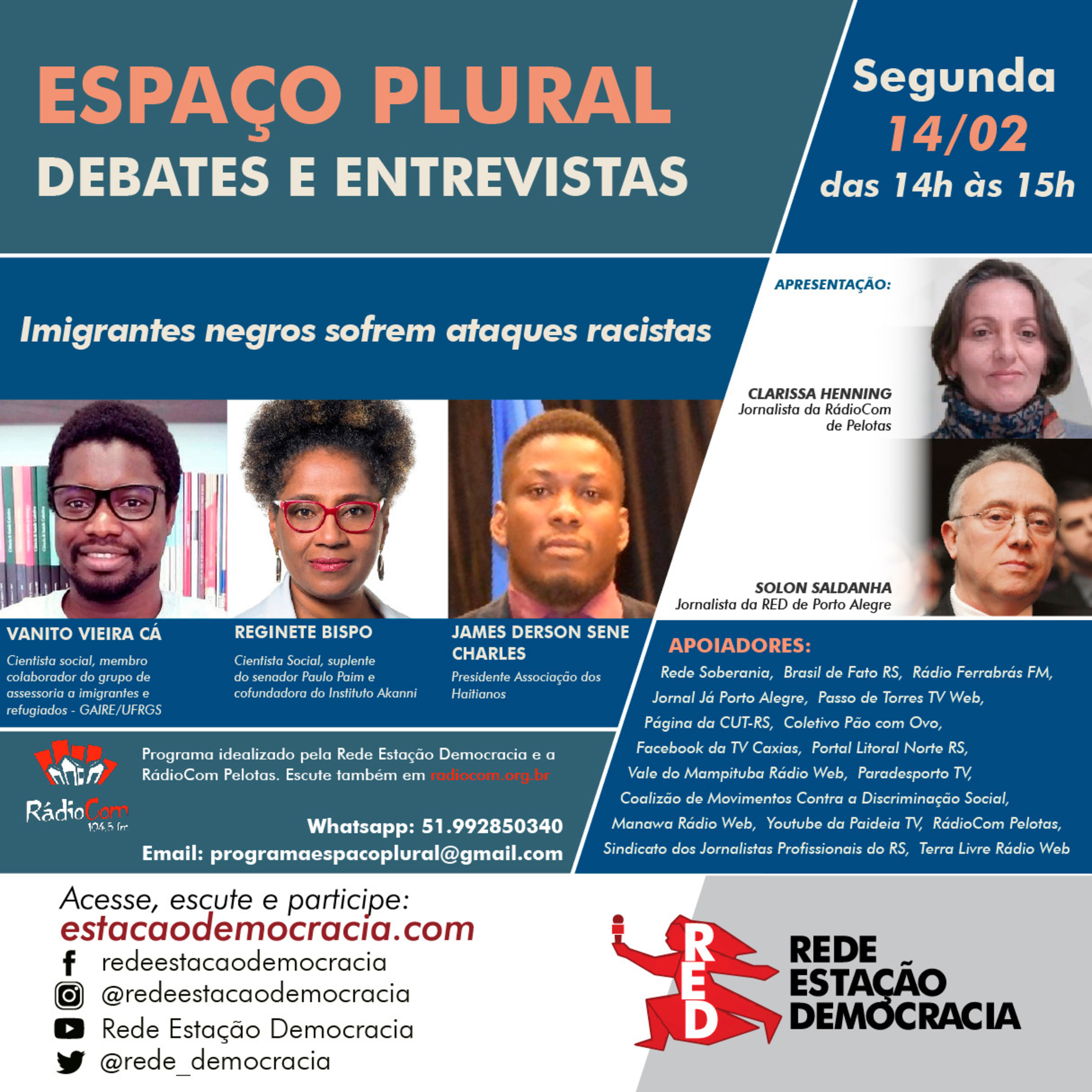 Espaço Plural, Debates e Entrevistas -14/02/2022 episode artwork
