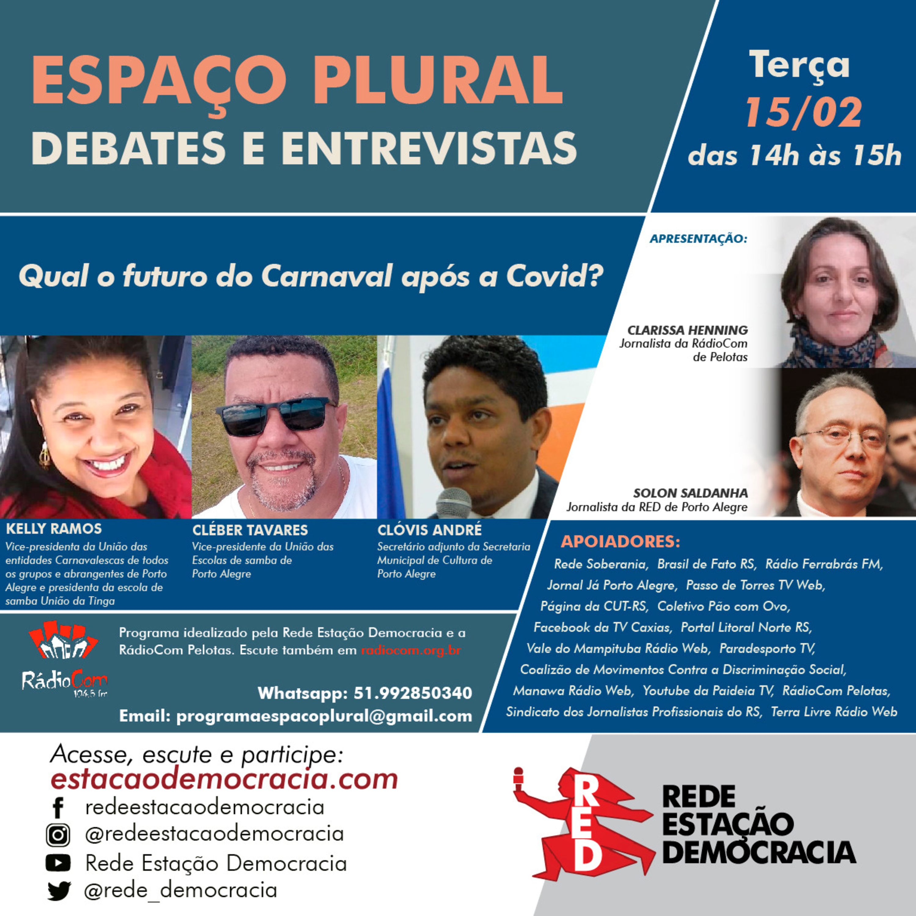 Espaço Plural, Debates e Entrevistas - 15/02/2022 episode artwork