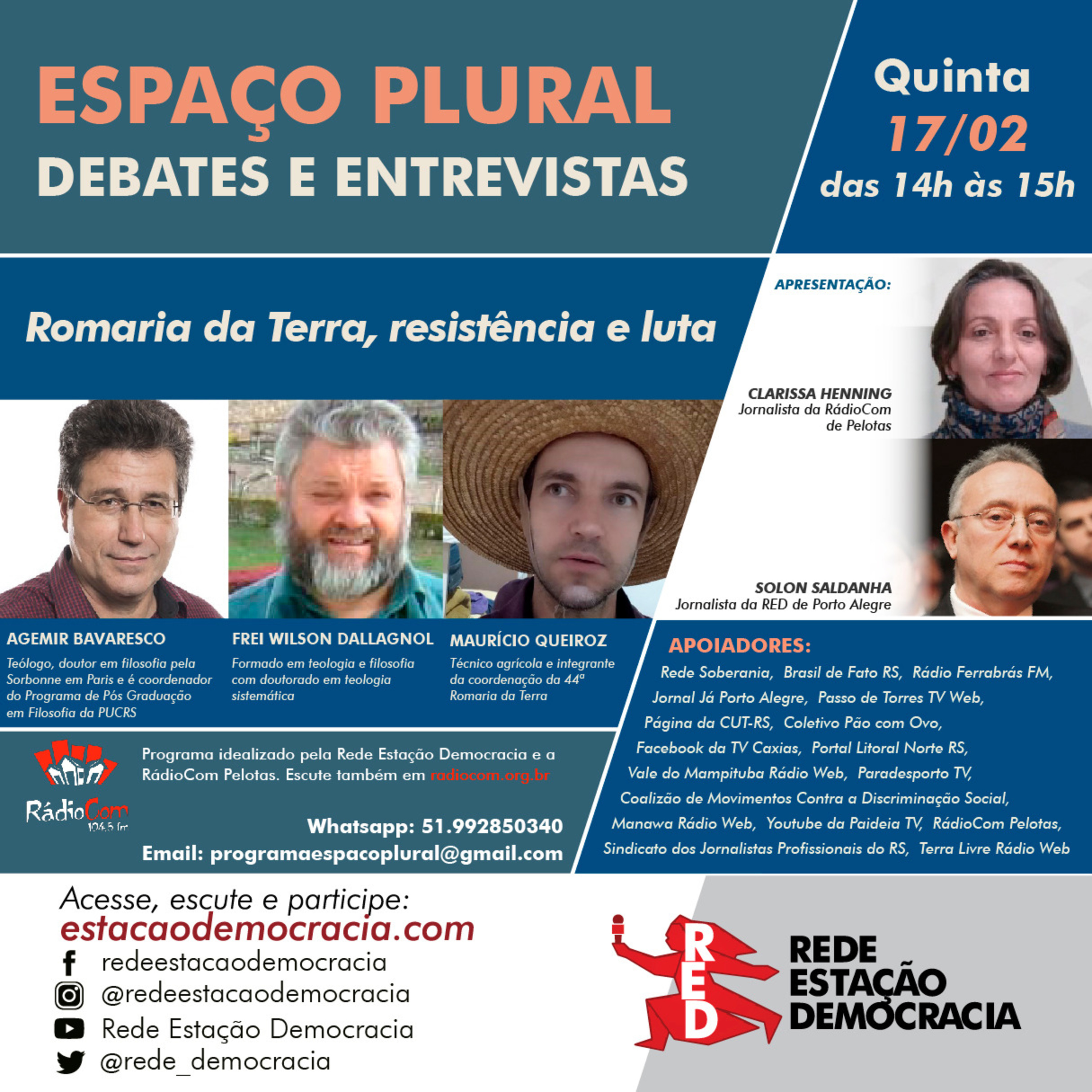 Espaço Plural, Debates e Entrevistas - 17/02/2022 episode artwork