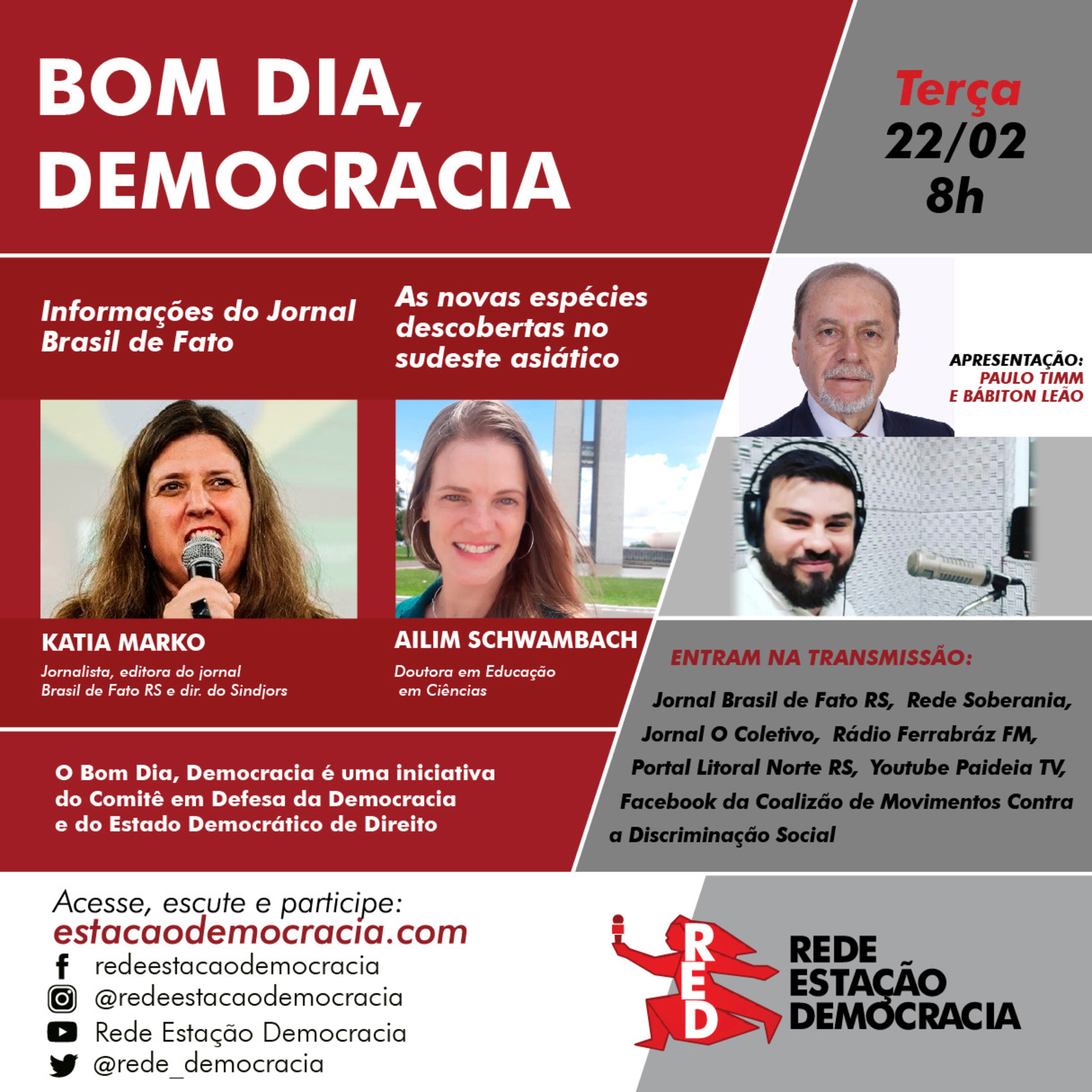 Bom dia Democracia - 22-02-2022 episode artwork
