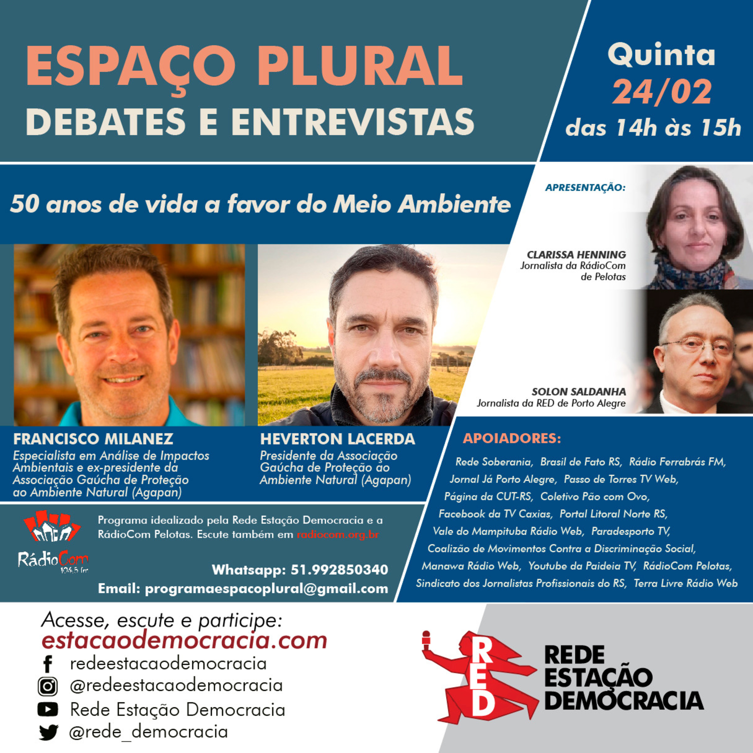 Espaço Plural, Debates e Entrevistas- 24/02/2022 episode artwork