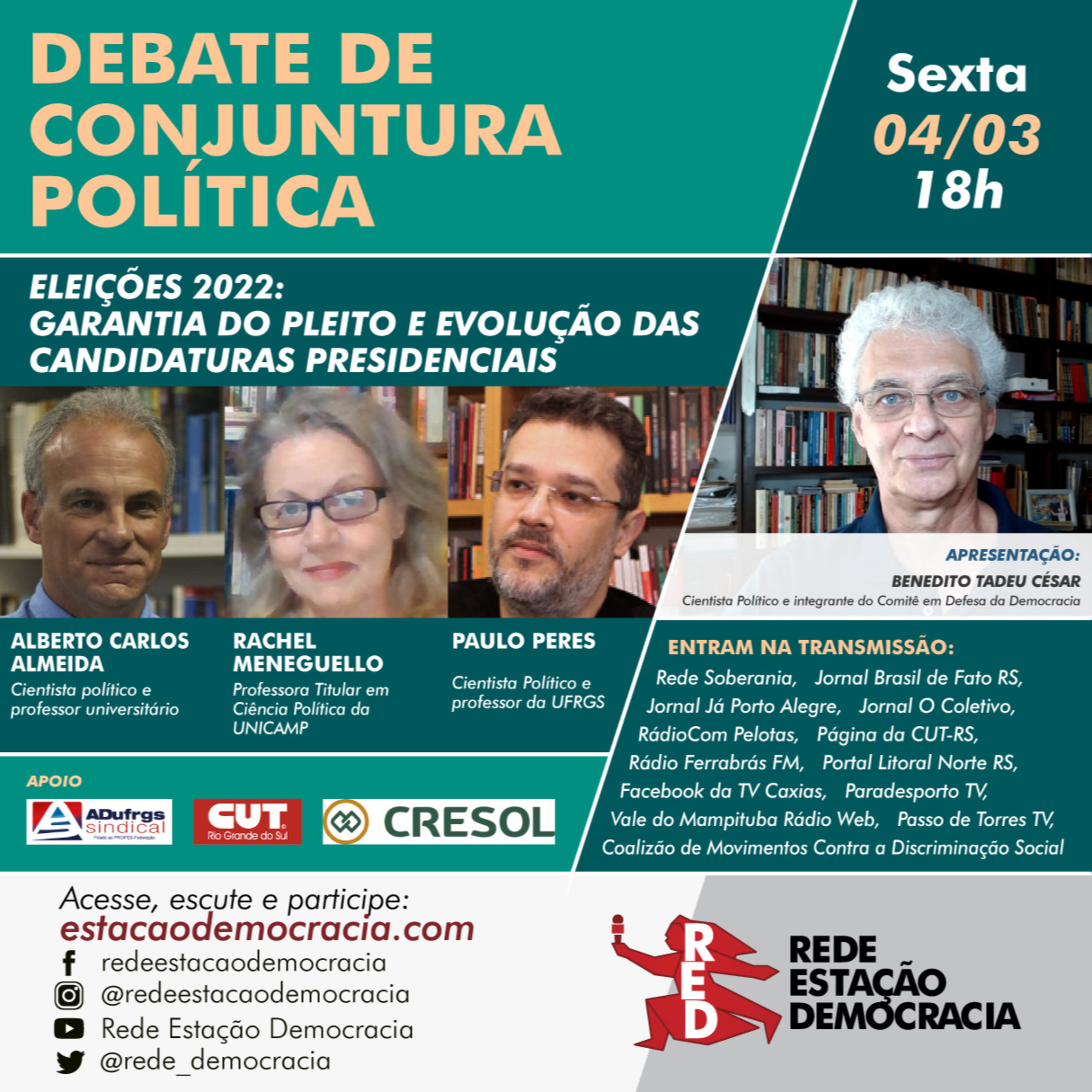 Debate de Conjuntura Política - 04/03/2022 episode artwork