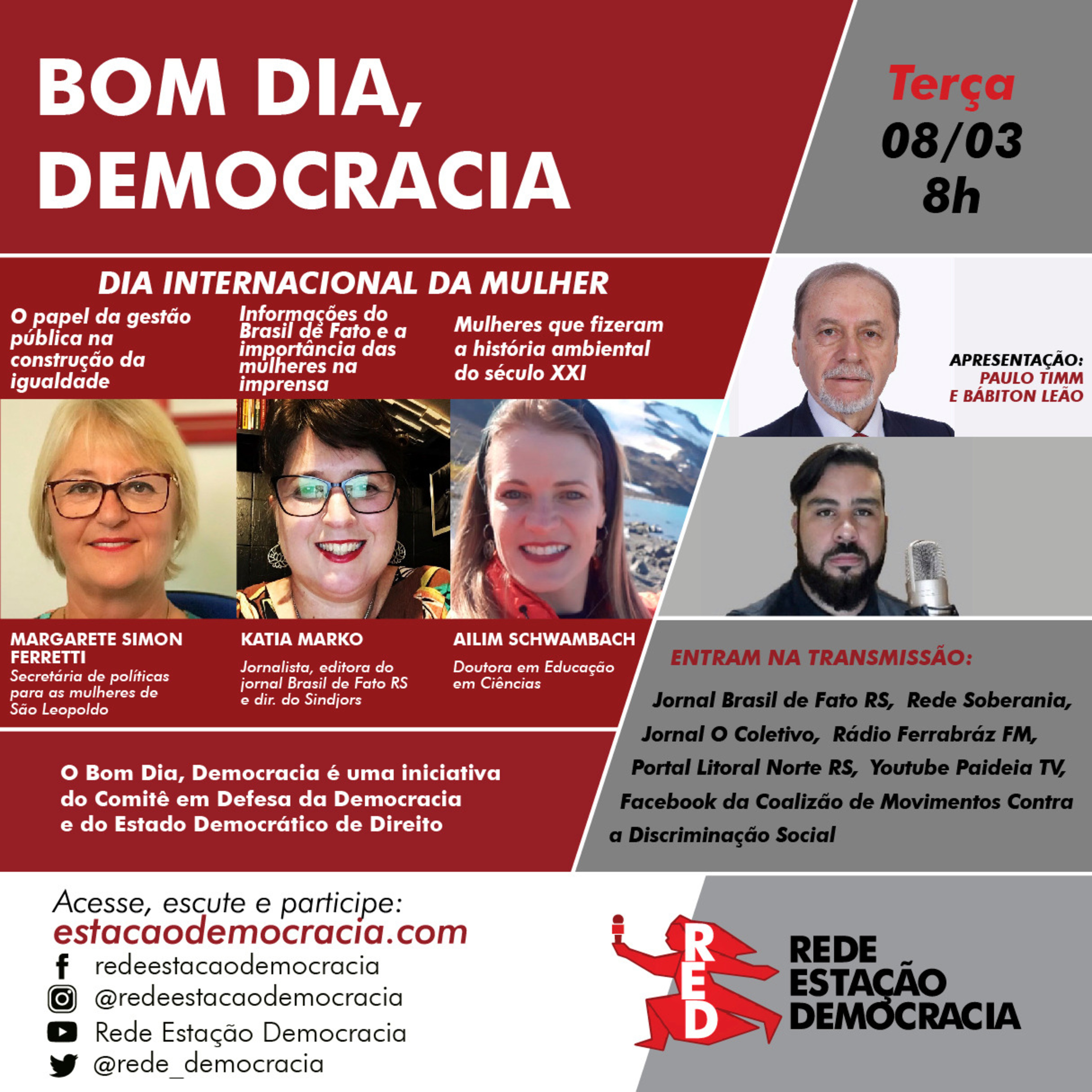 Bom dia Democracia -08-03-2022 episode artwork