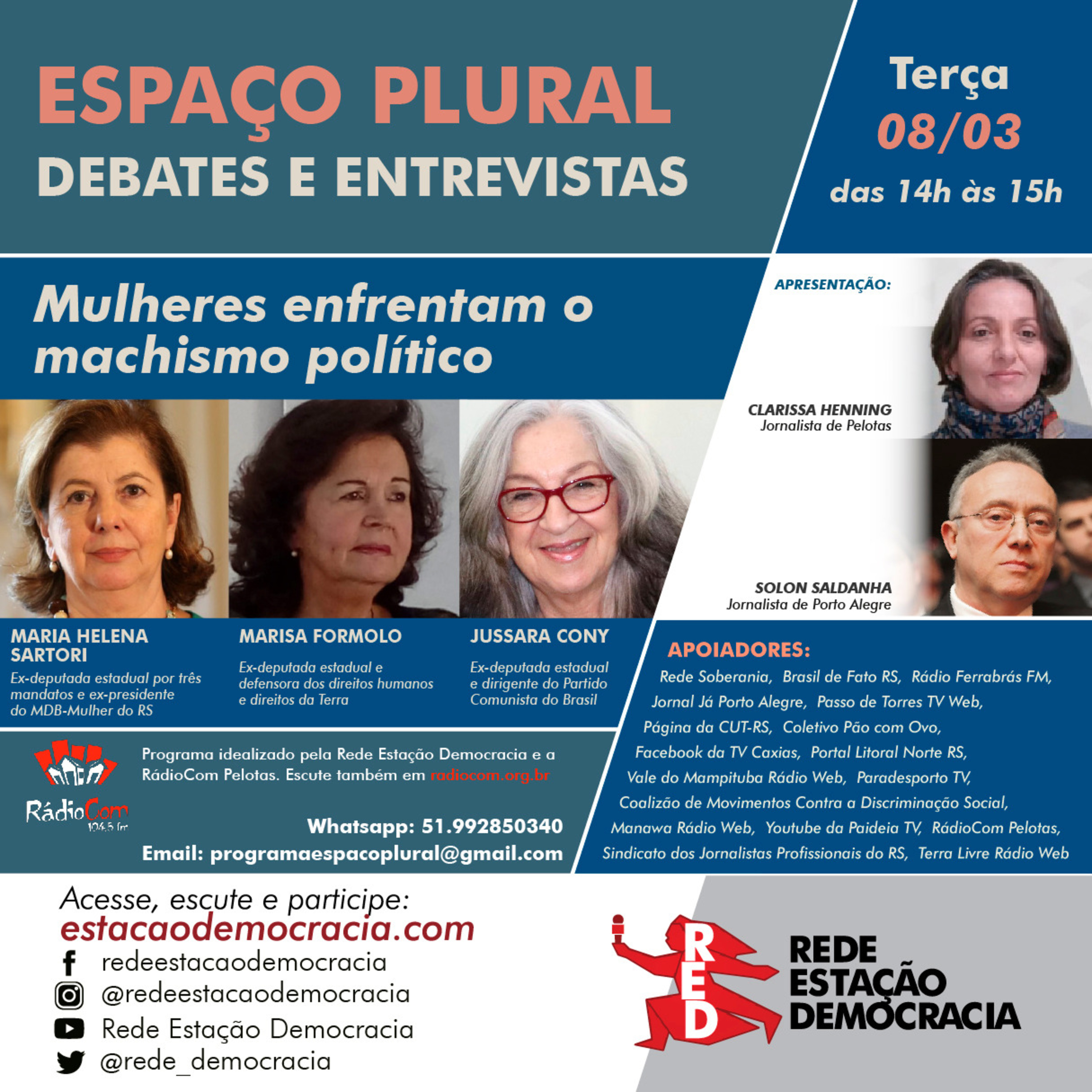  Espaço Plural, Debates e Entrevistas - 08/03/2022 episode artwork