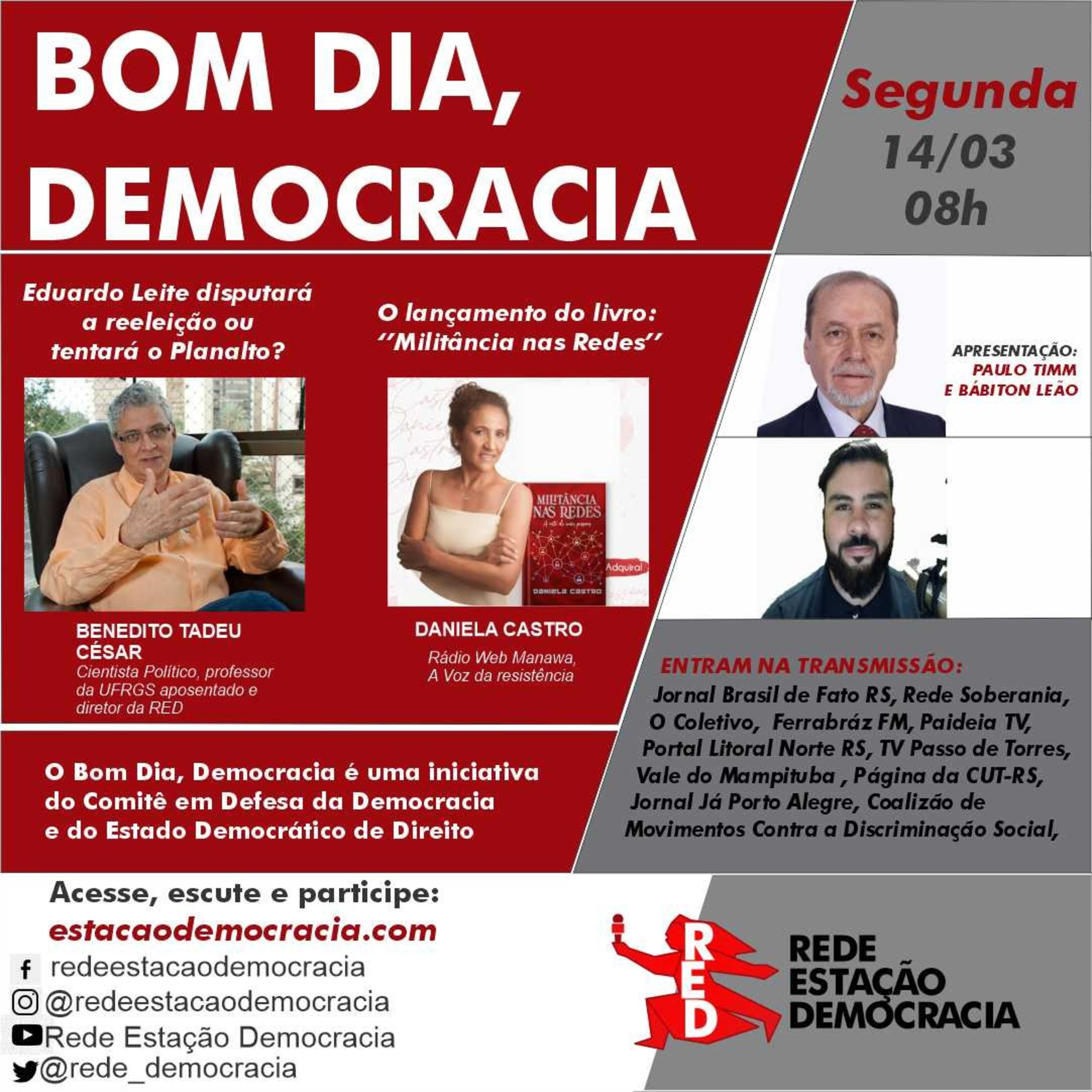 Bom dia Democracia - 14-03-2022 episode artwork