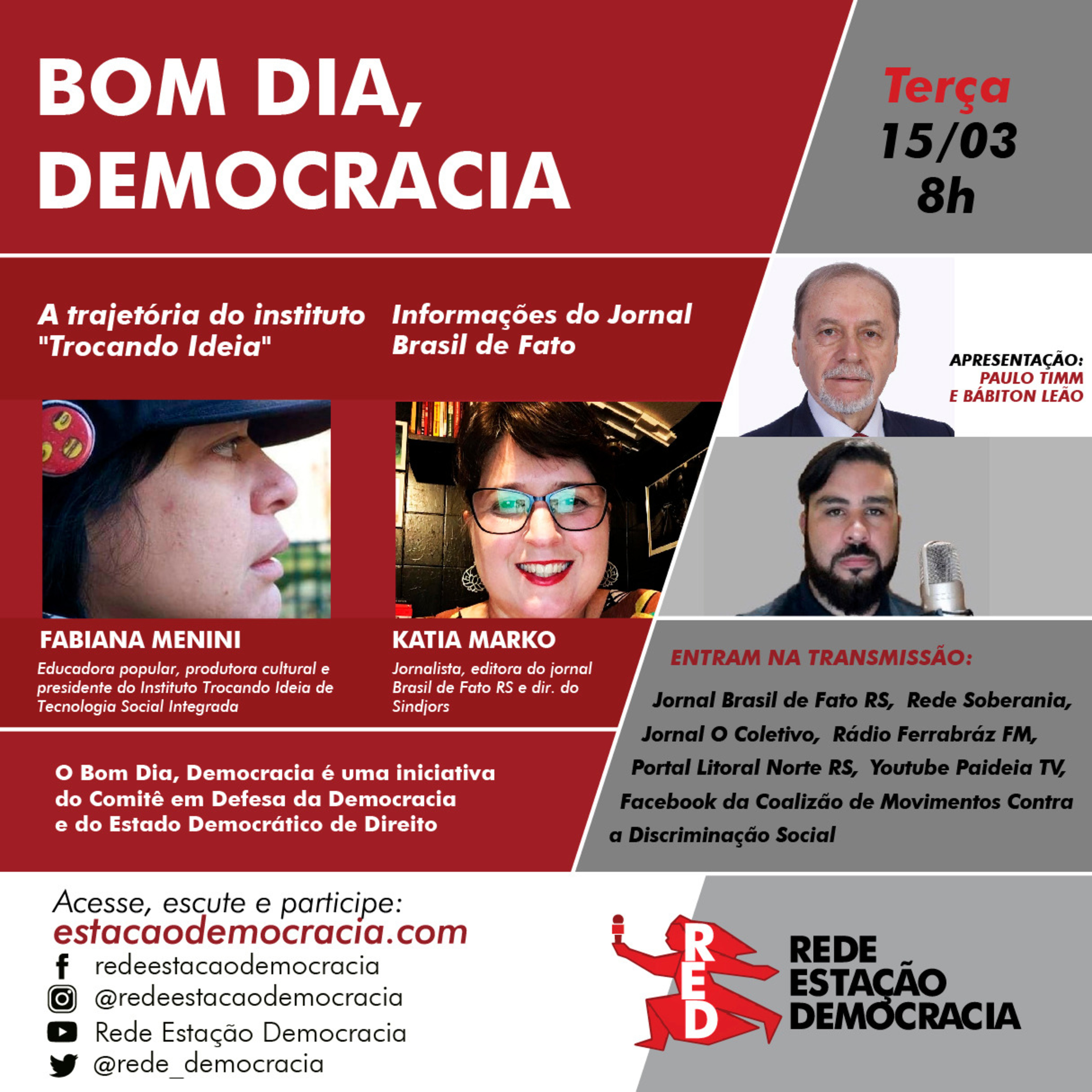 Bom dia Democracia- 15-03-2022 episode artwork