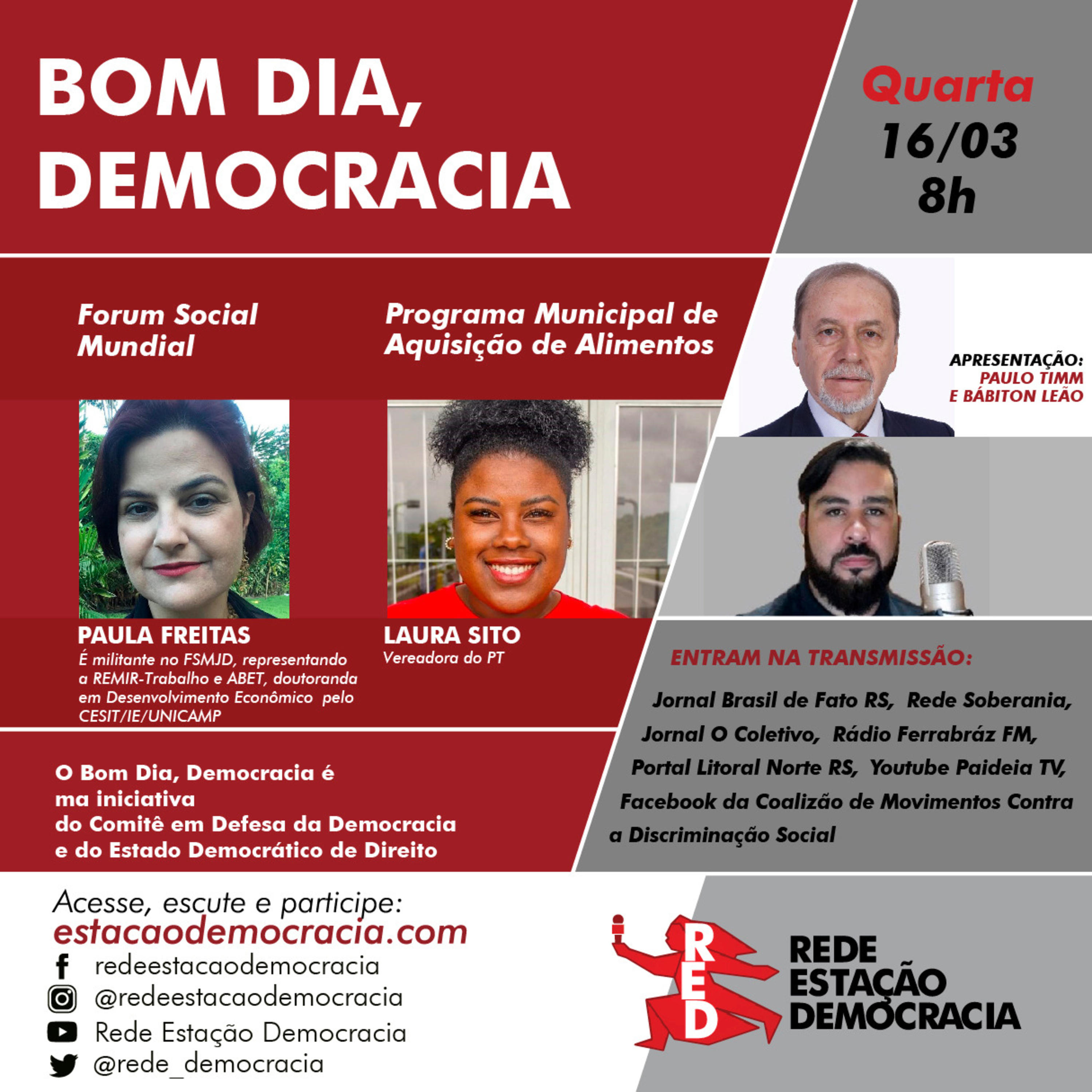 Bom dia Democracia 16-03-2022 episode artwork
