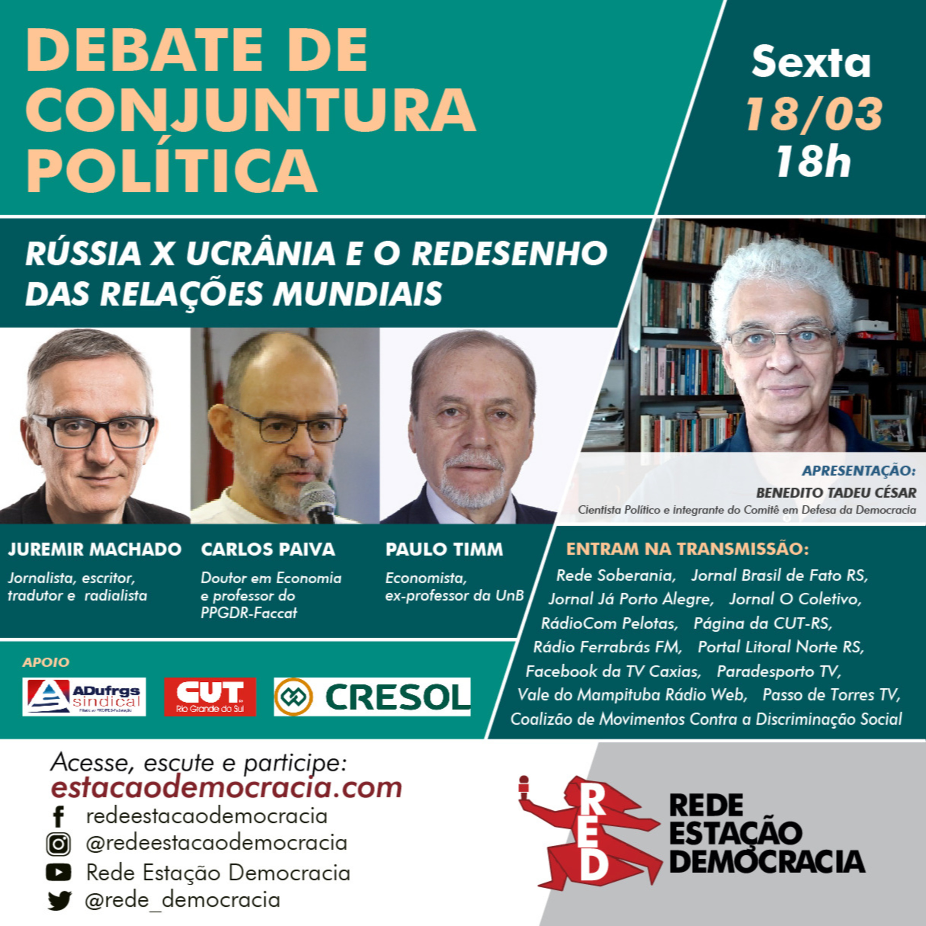 Debate de Conjuntura Política - 18/03/2022 episode artwork
