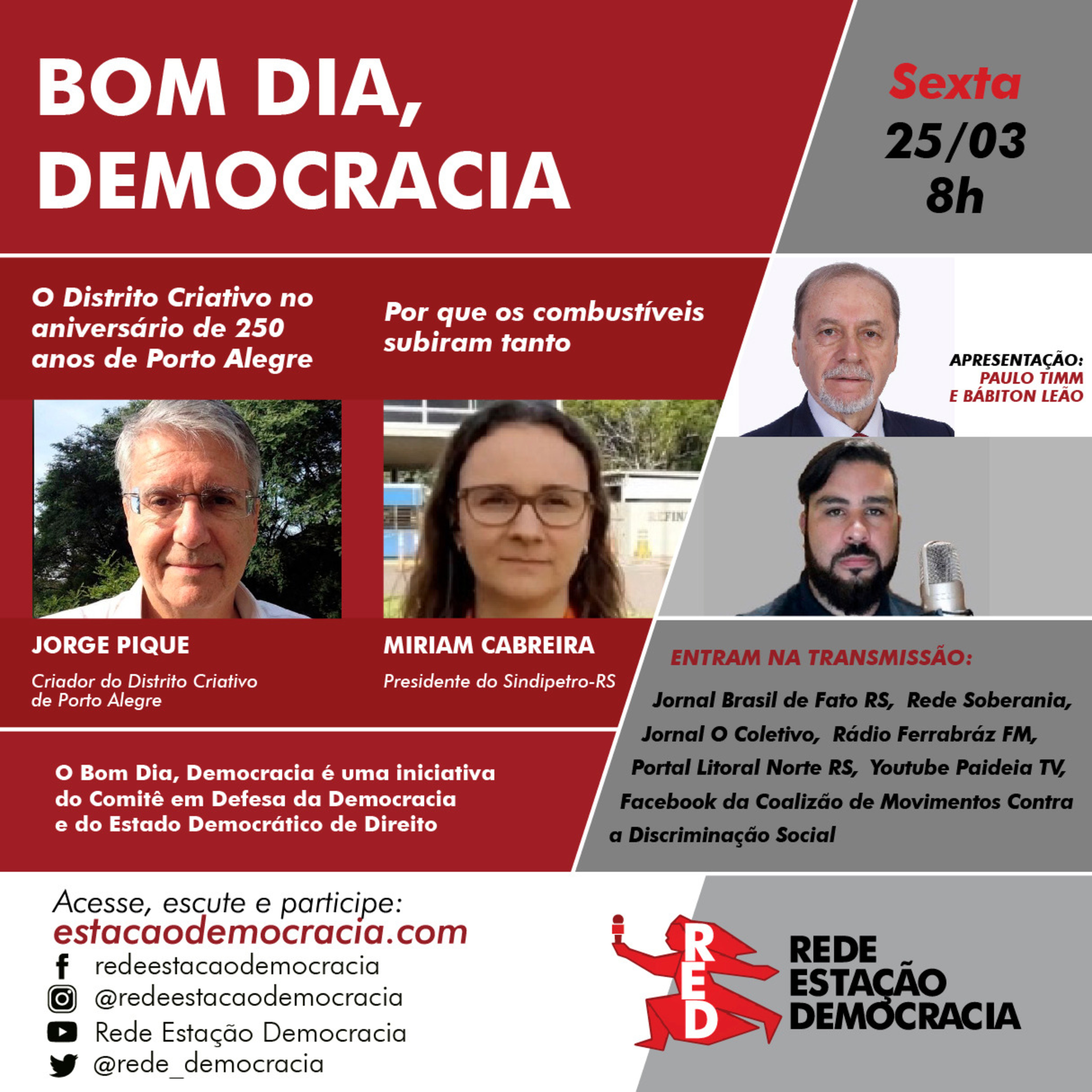 Bom dia Democracia -25-03-2022 episode artwork