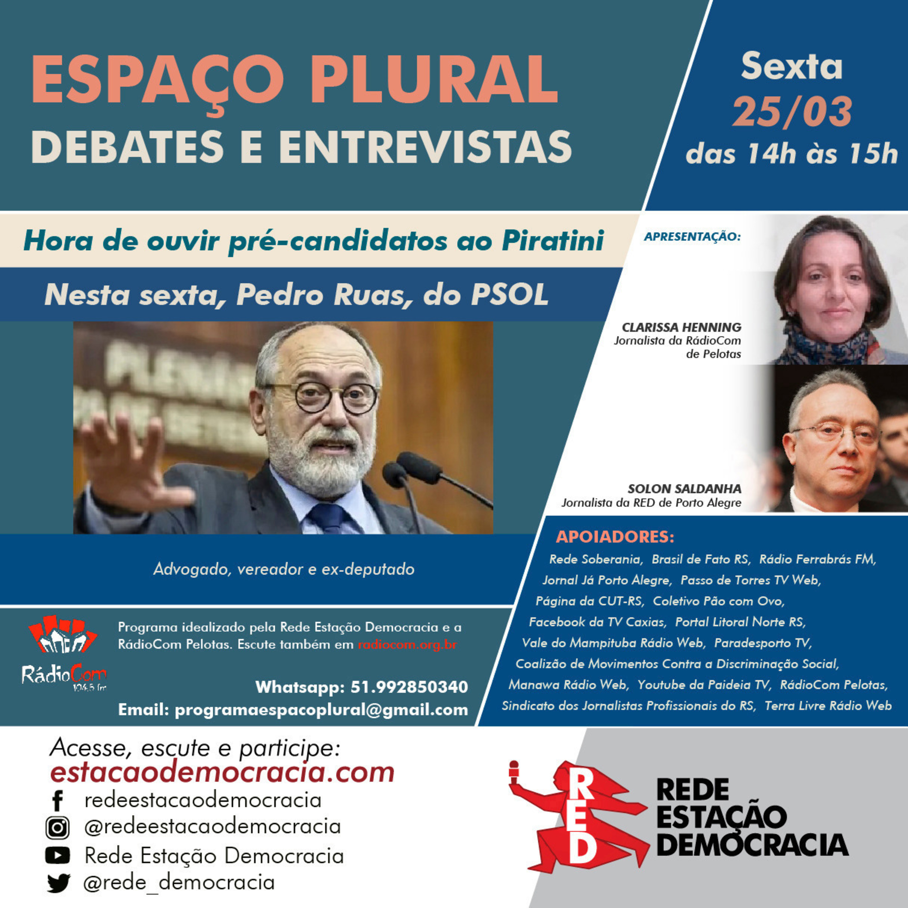  Espaço Plural, Debates e Entrevistas - 25/03/2022 episode artwork