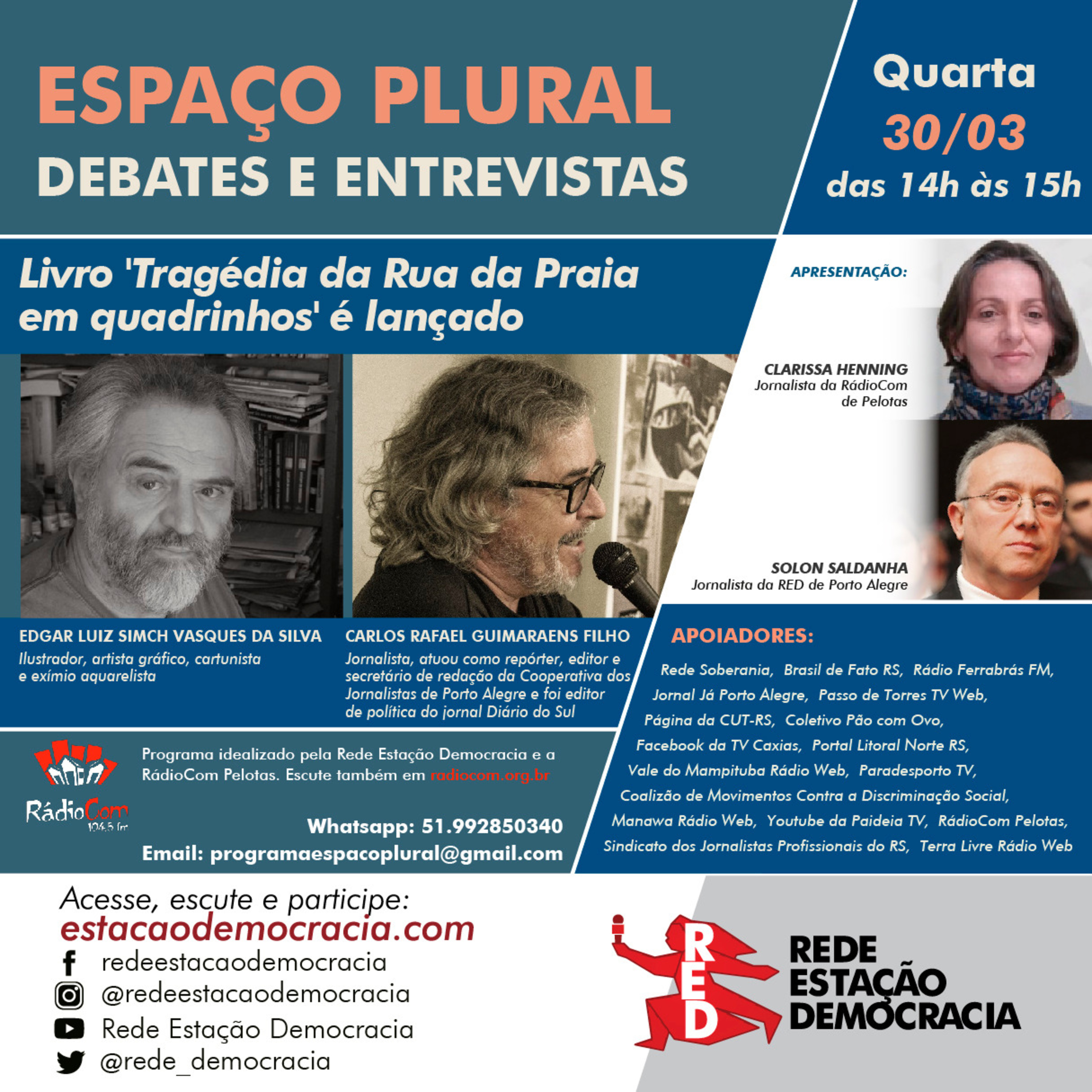  Espaço Plural, Debates e Entrevistas - 30/03/2022 episode artwork