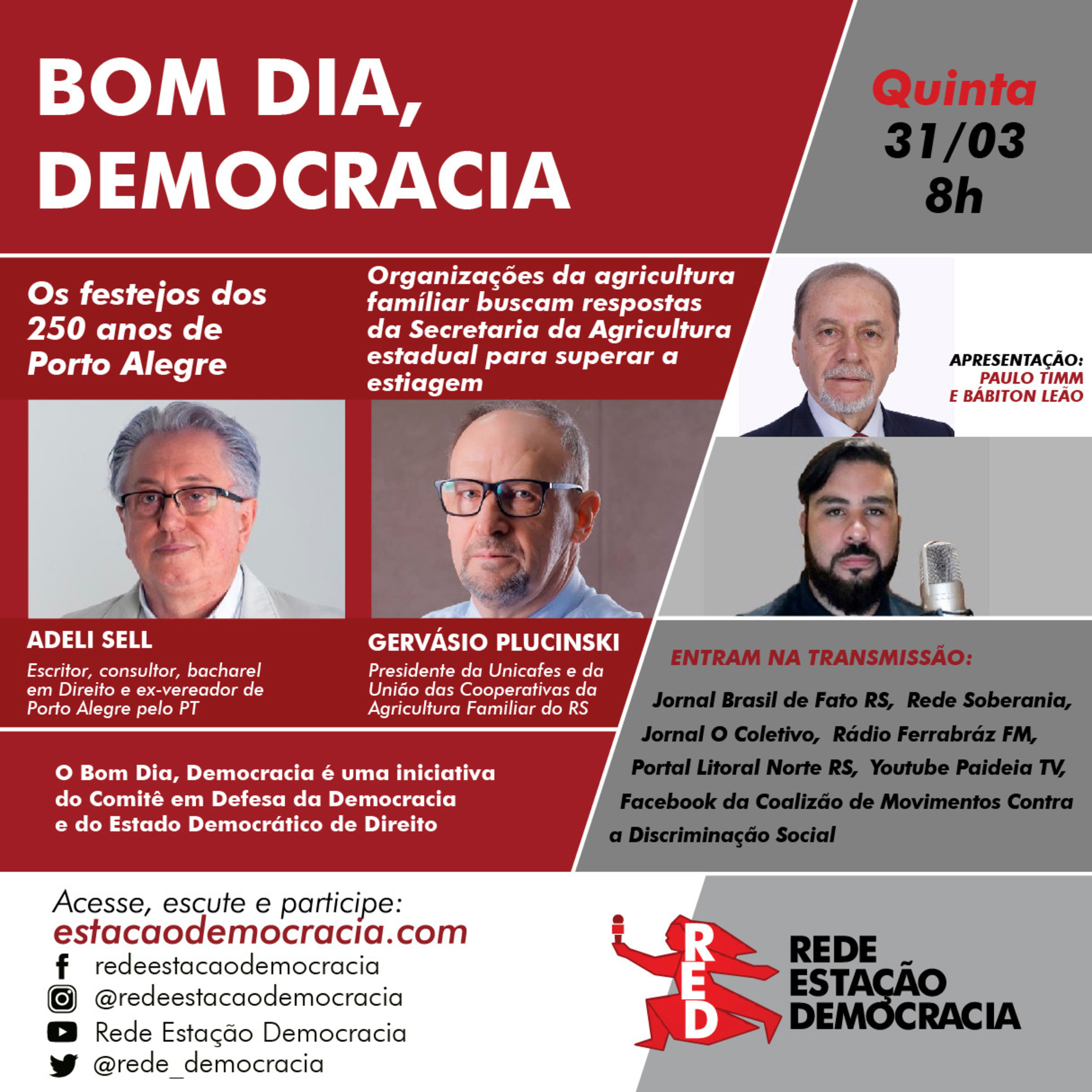 Bom dia Democracia -31-03-2022 episode artwork