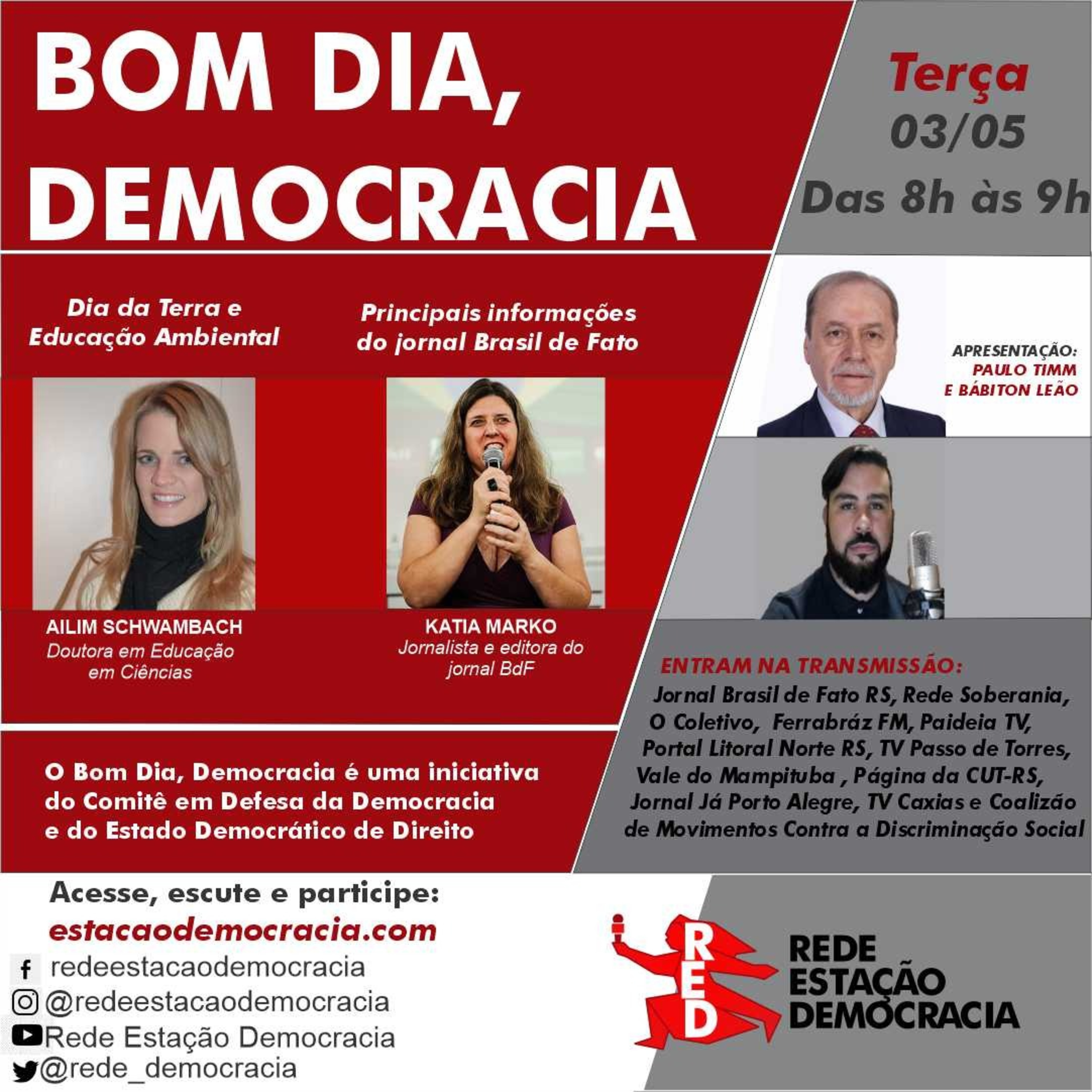 Bom dia, Democracia - Terça-feira 03/05/2022 episode artwork