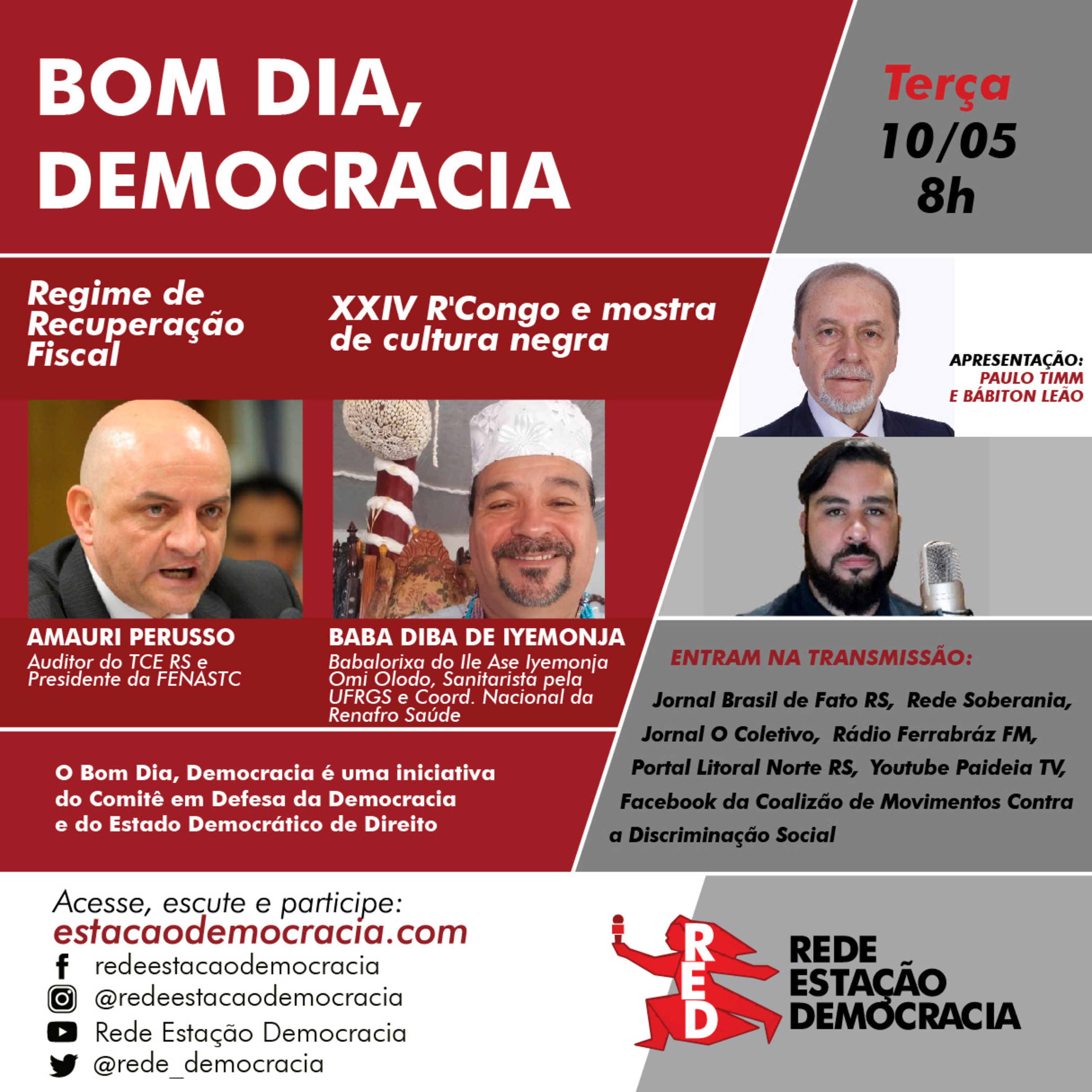 Bom dia, Democracia - Terça-feira 10/05/2022 episode artwork