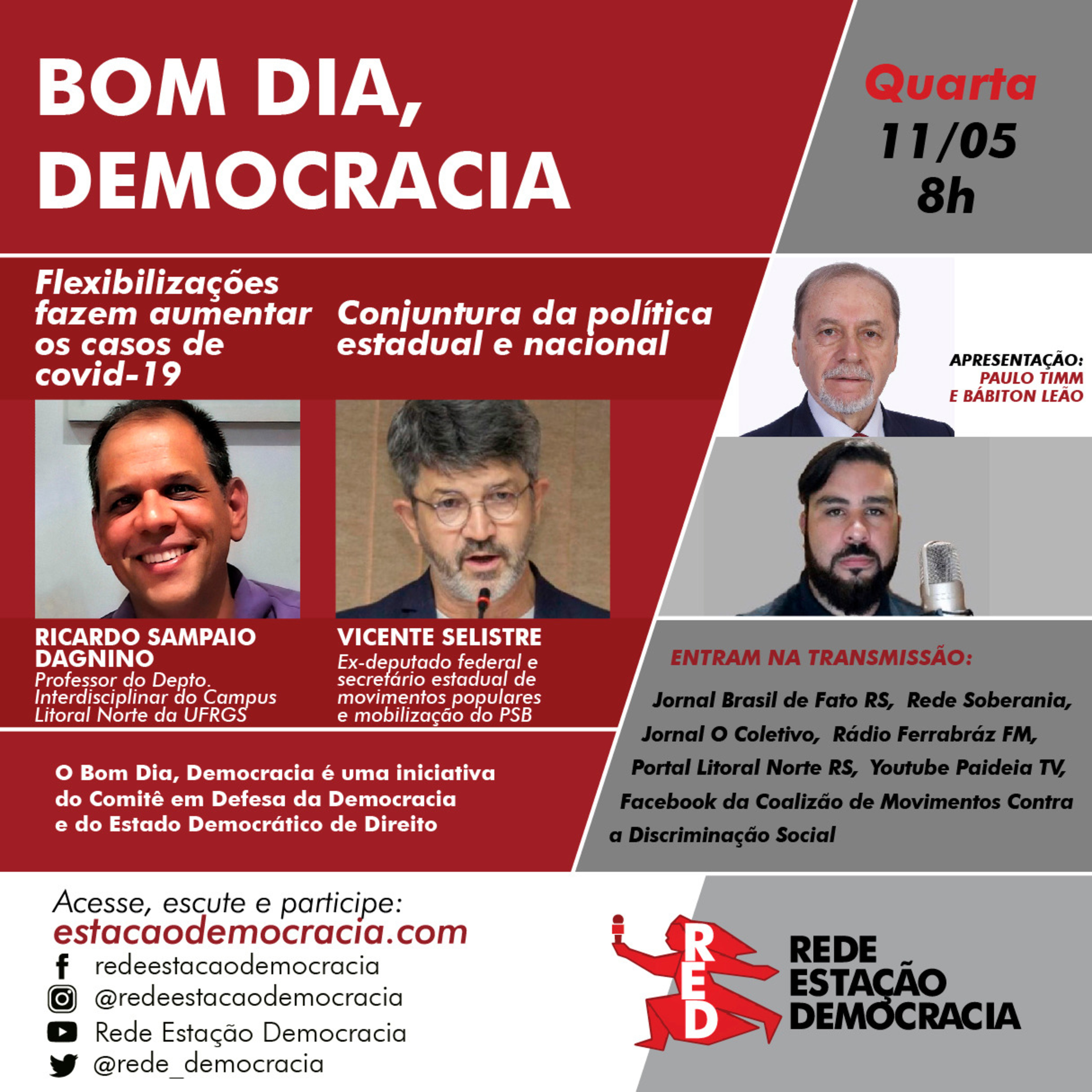 Bom dia, Democracia - Quarta-feira 11/05/2022 episode artwork