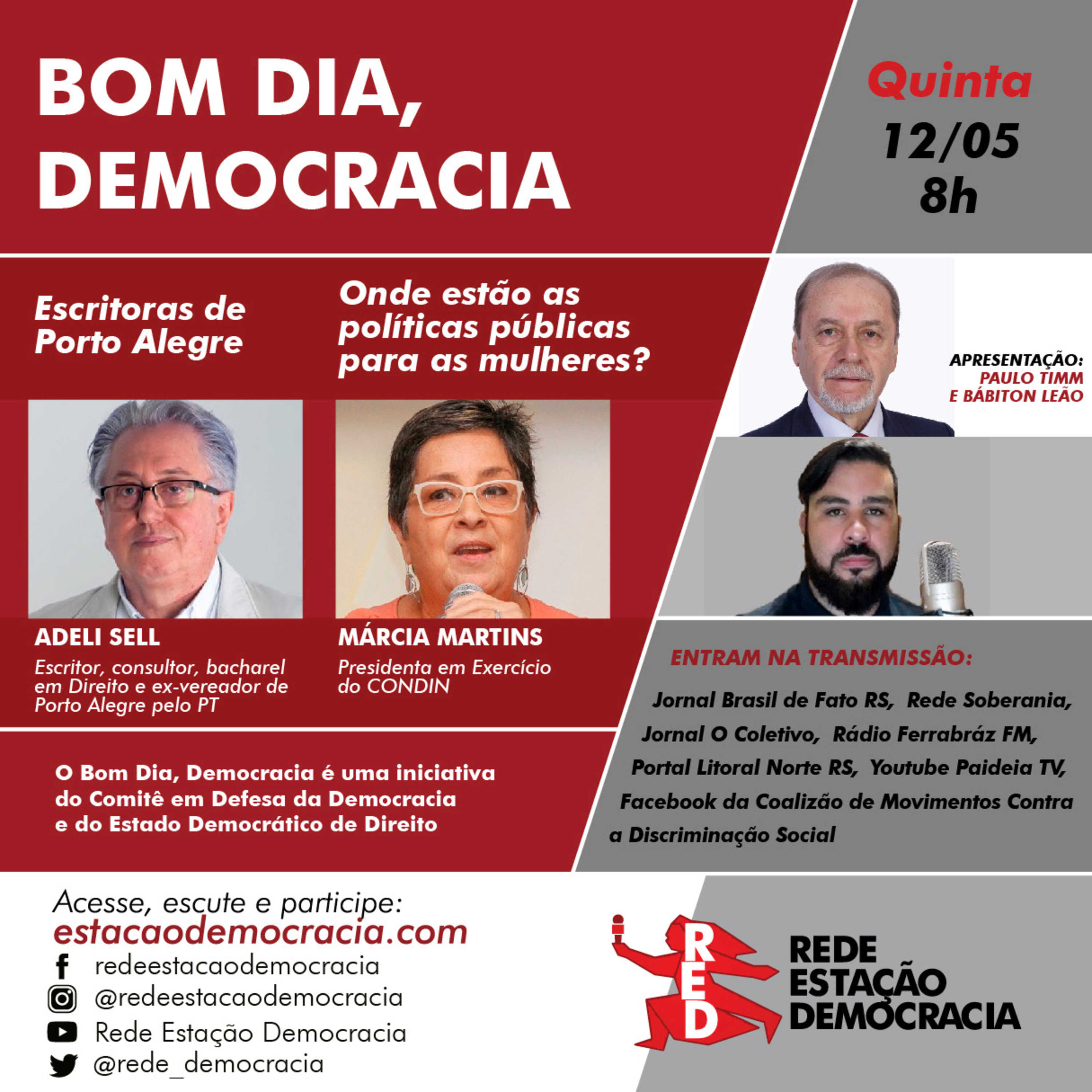 Bom dia, Democracia - Quinta-feira 12_05_2022 episode artwork