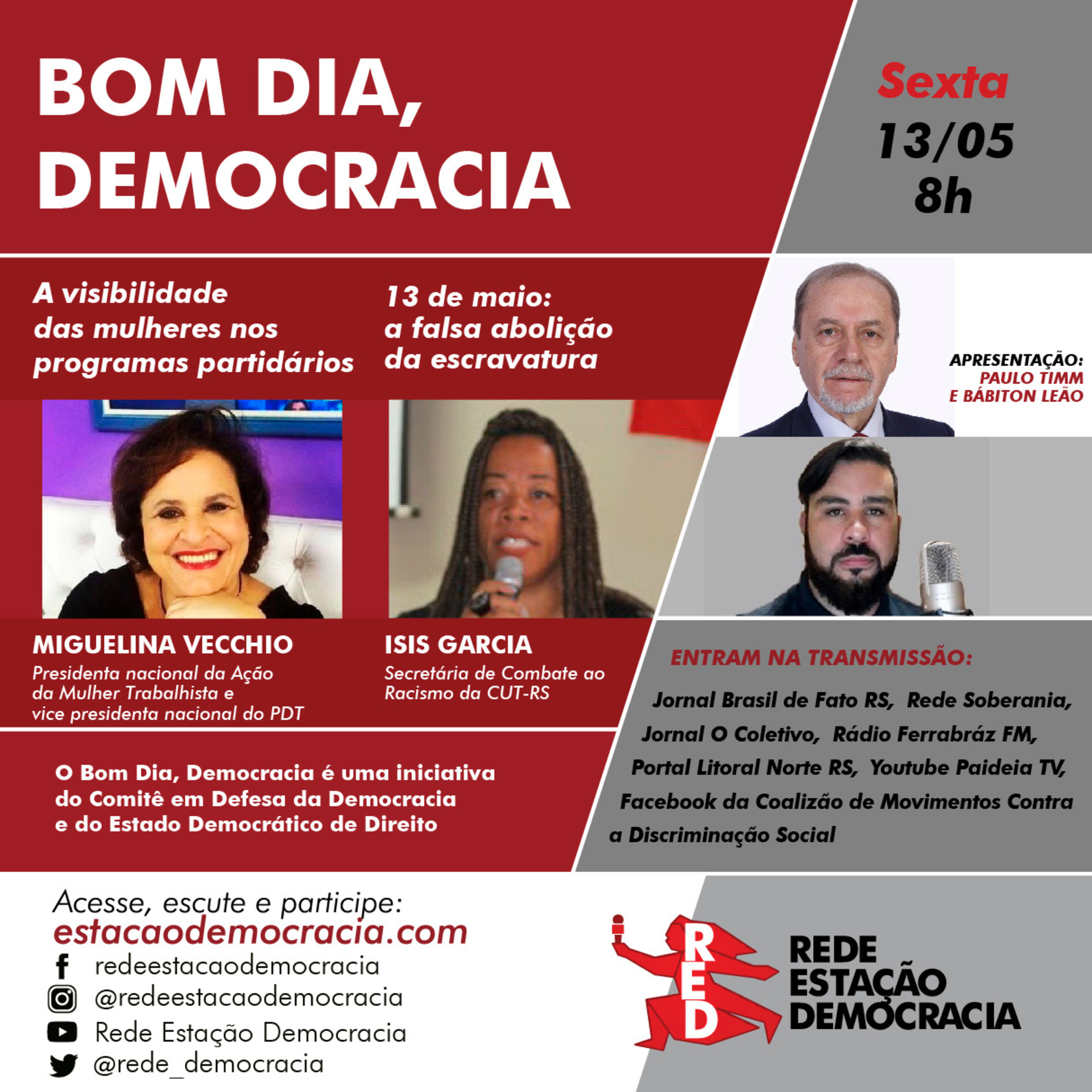 Bom dia, Democracia - Sexta-feira 13/05/2022 episode artwork