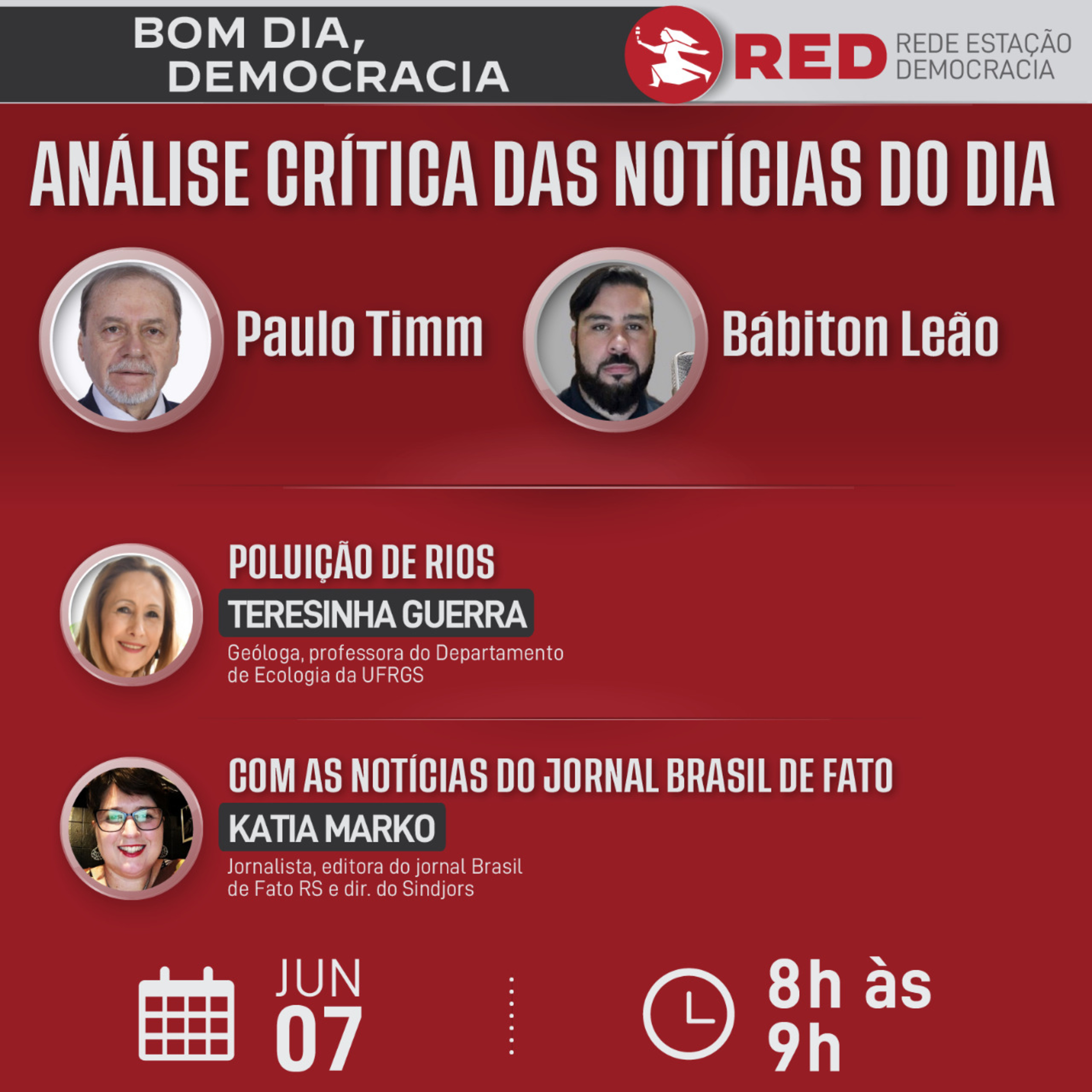 Bom dia, Democracia - Terça-feira 07/06/2022 episode artwork