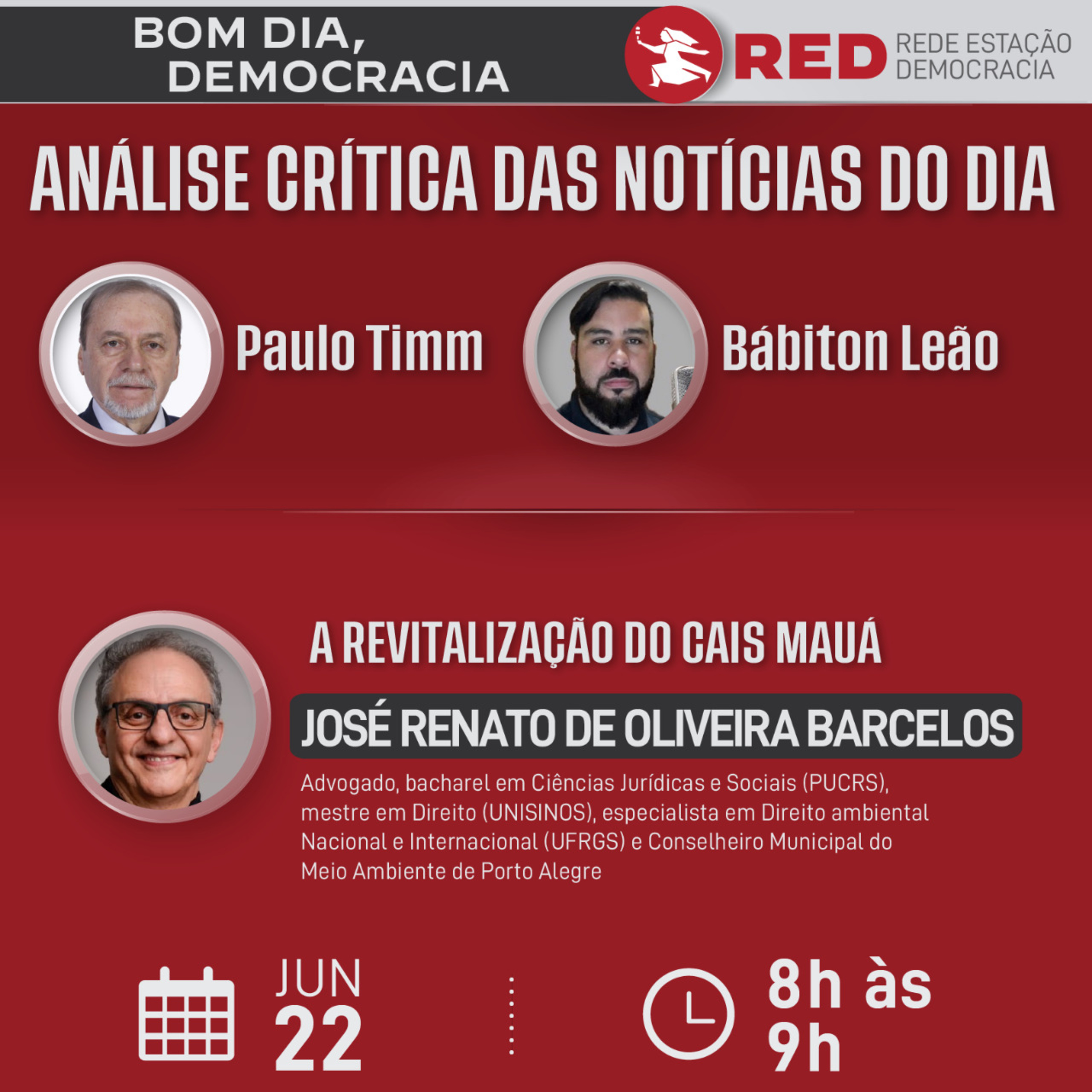 Bom Dia Democracia - 22/06/2022 episode artwork