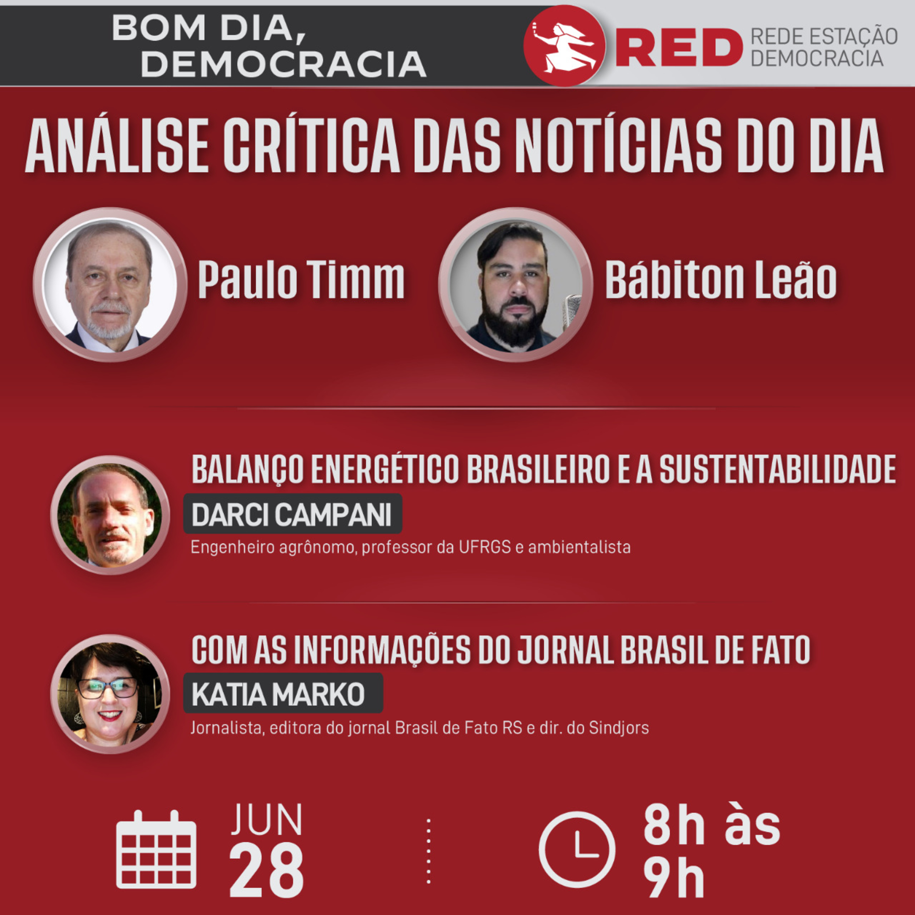 Bom Dia Democracia - 28 de junho de 2022 episode artwork