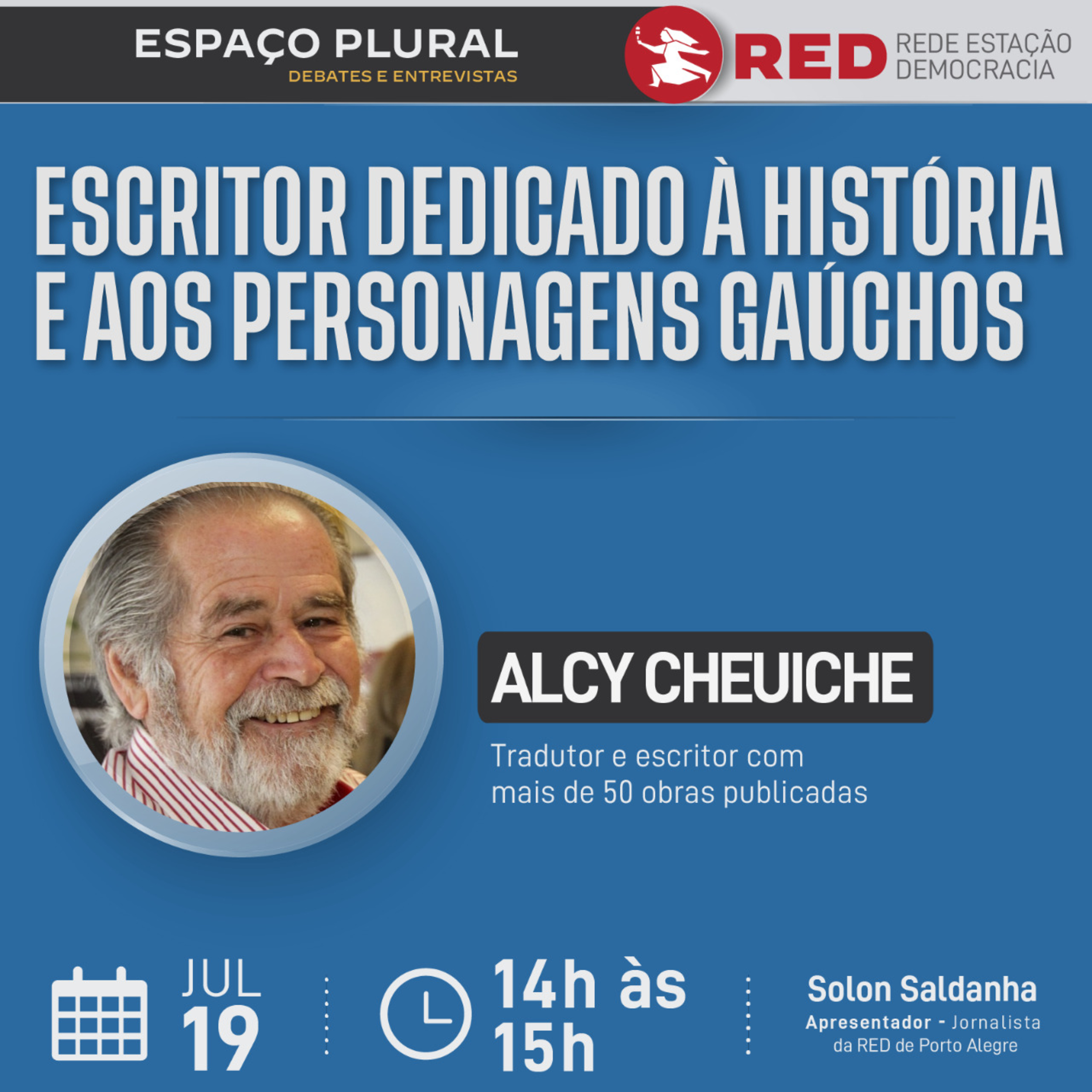 Espaço Plural, Debates e Entrevistas - Terça-feira 19/07/2022 episode artwork